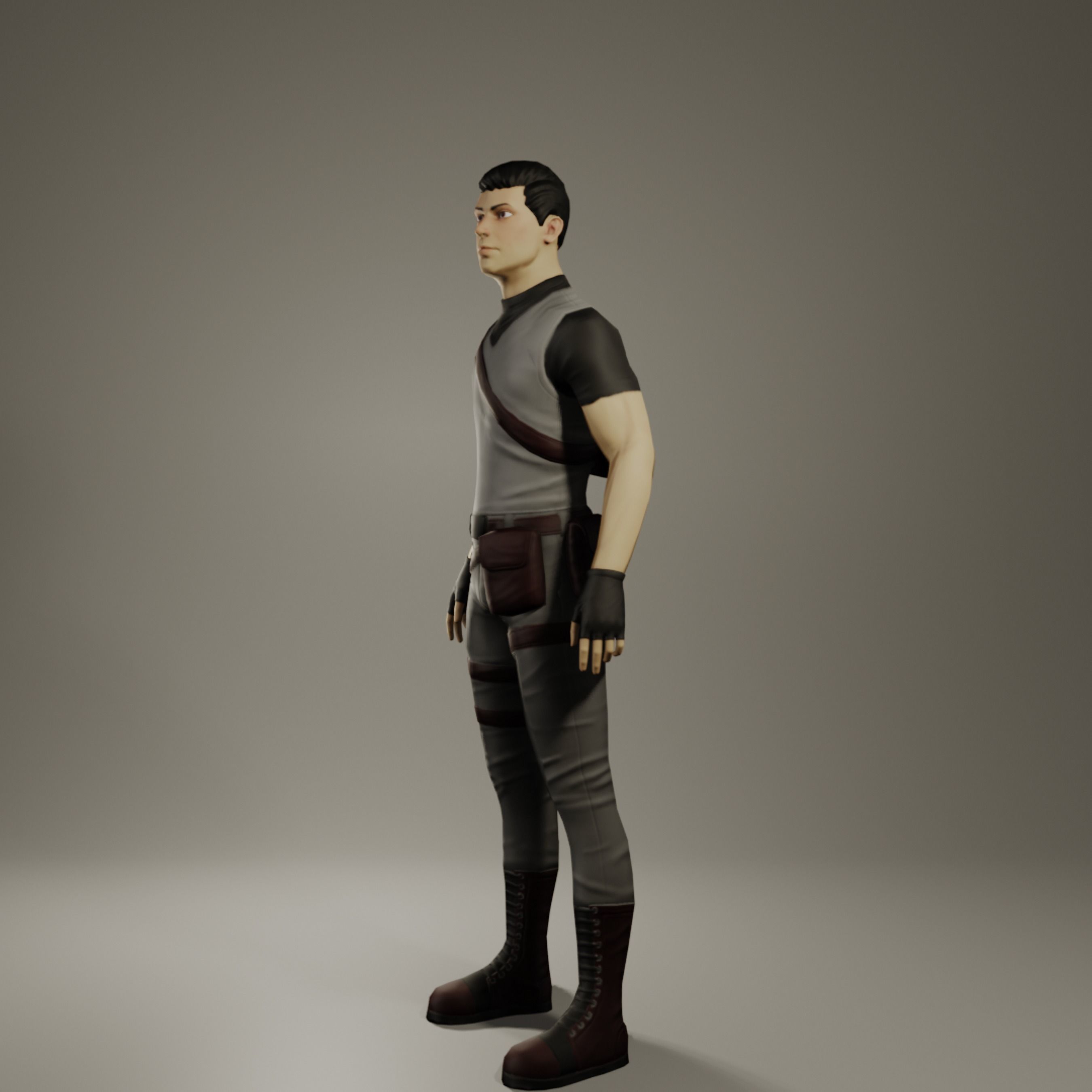 Male Adventurer Low Poly Char Free Vr Ar Low Poly 3d Model Animated Male Adventurer Low Poly Char Free Vr Ar Low Poly 3d Model Animated