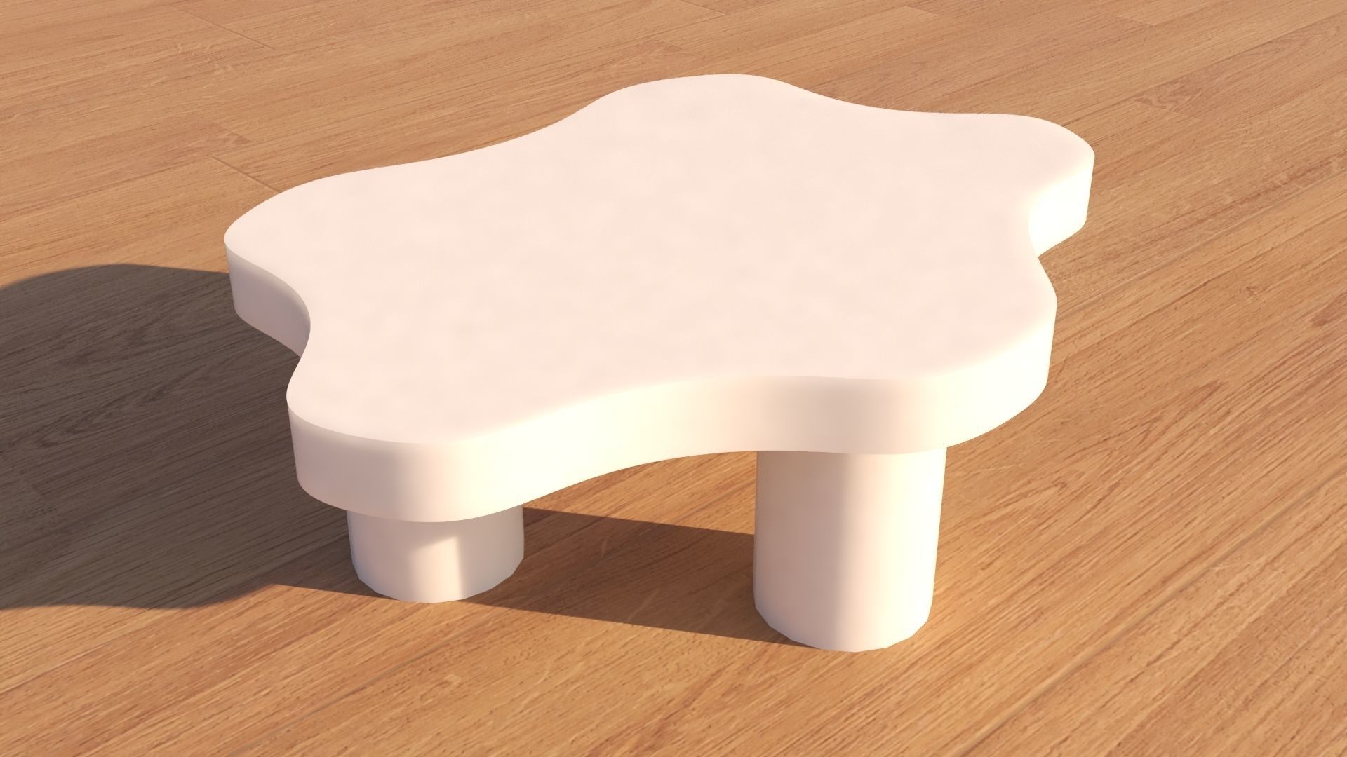 Cloud Blob Table 3D model_1