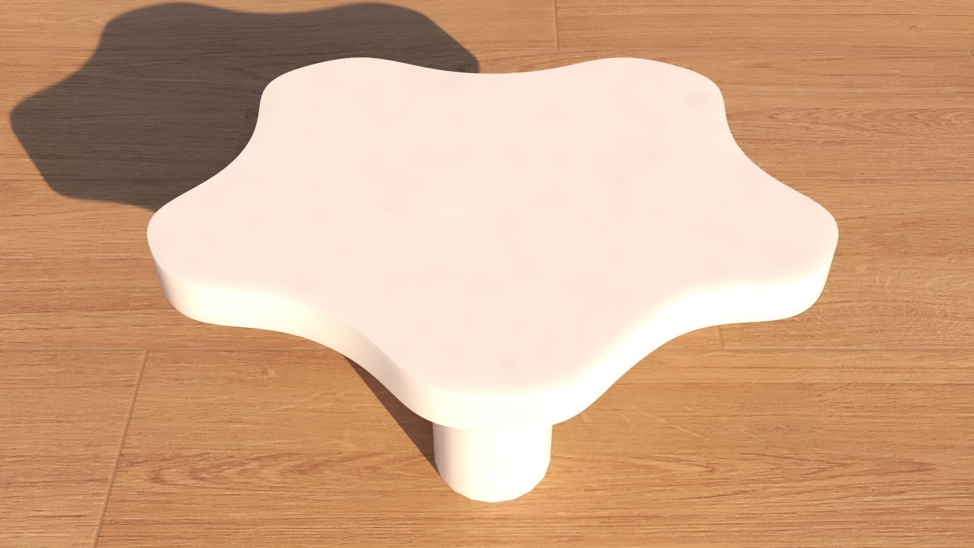 Cloud Blob Table 3D model_2