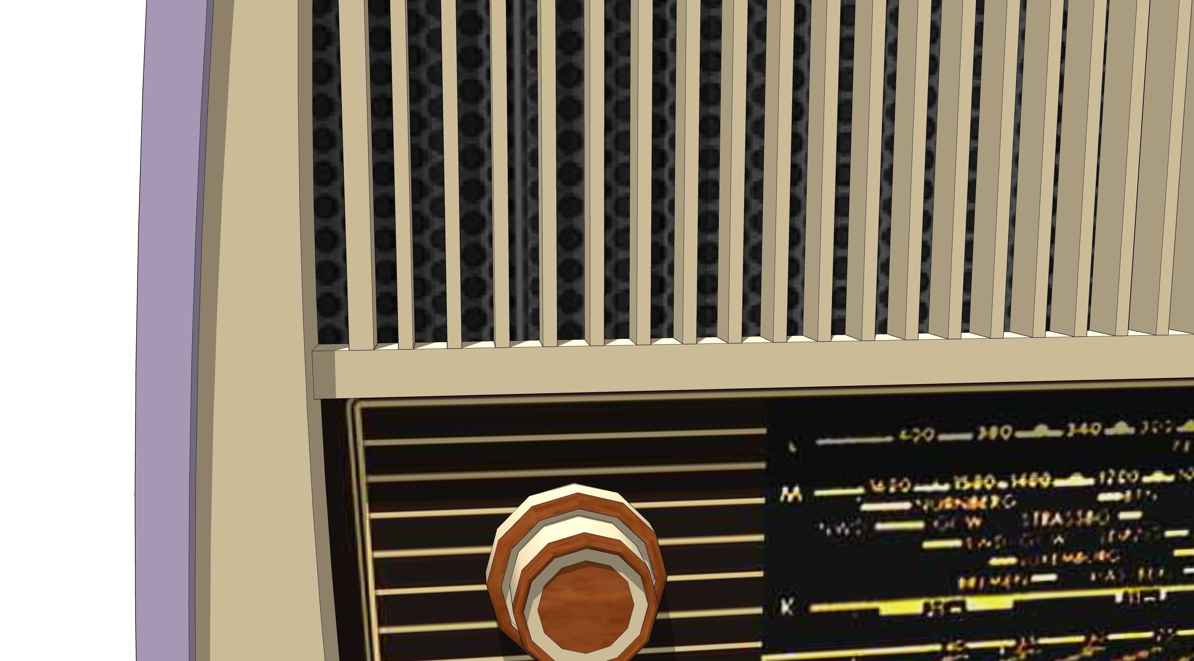 vintage radio 12 3D model_8