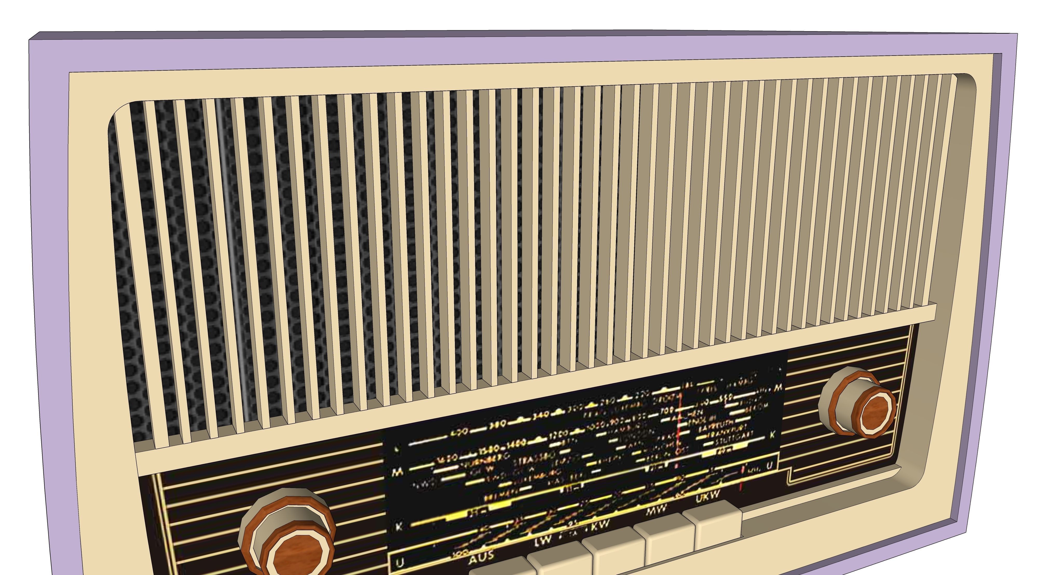 vintage radio 12 3D model_3