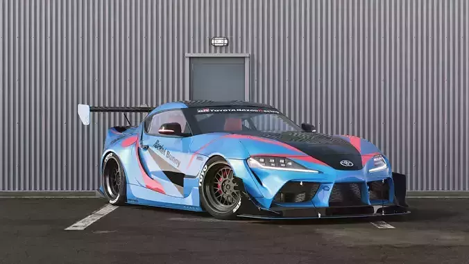 toyota supra rocket bunny 3D model