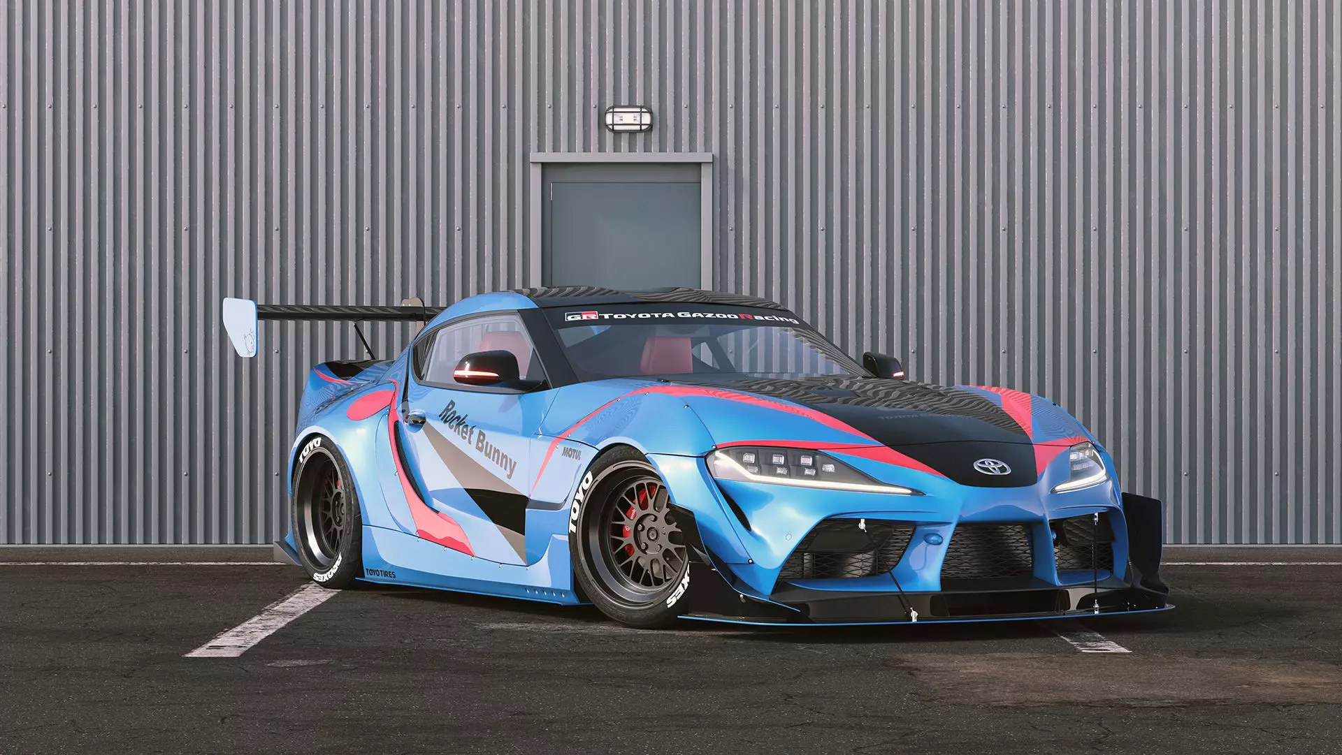 toyota supra rocket bunny 3D model