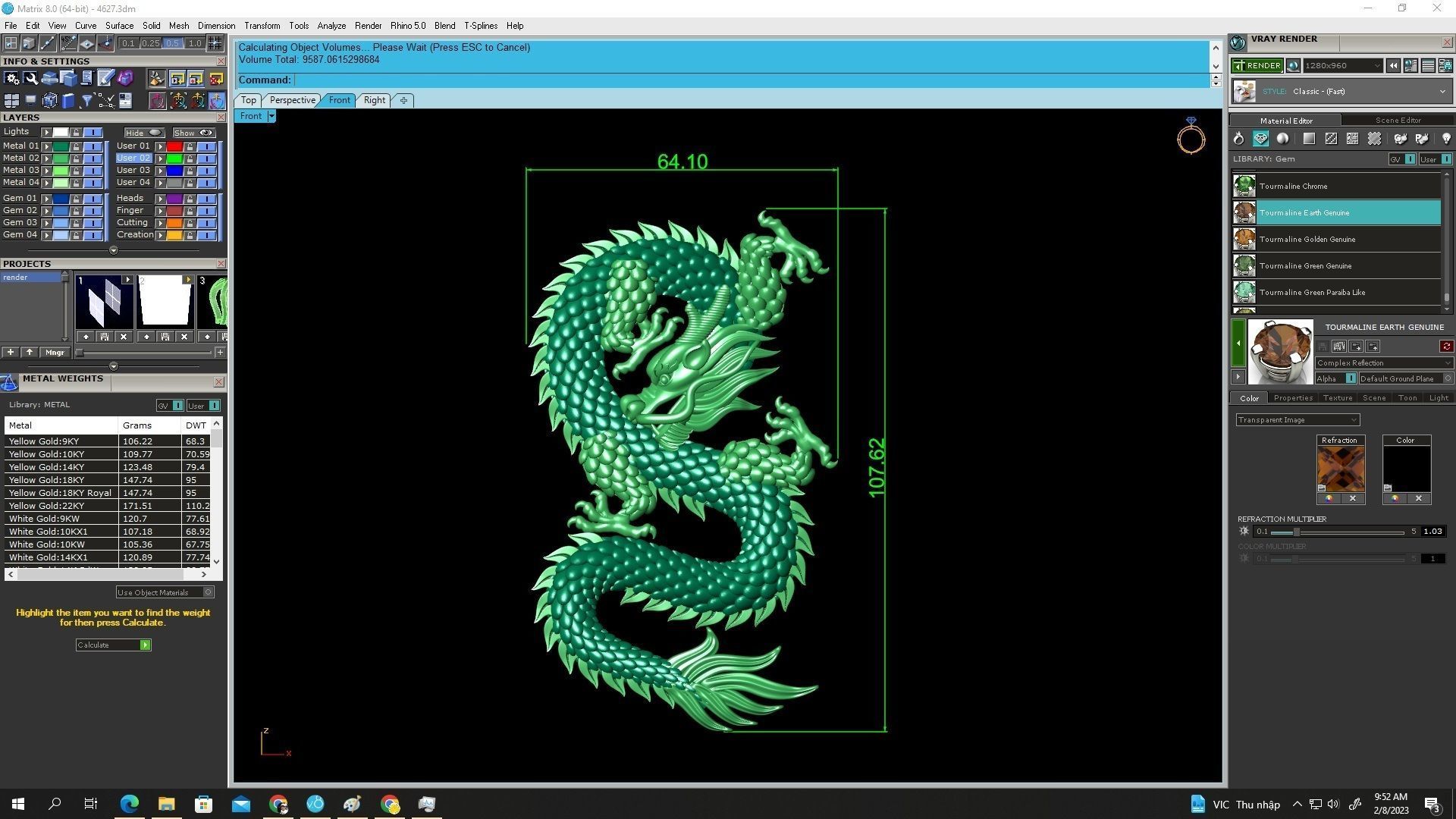 Chinese Dragon For Phone Case 4627 3D print model_5