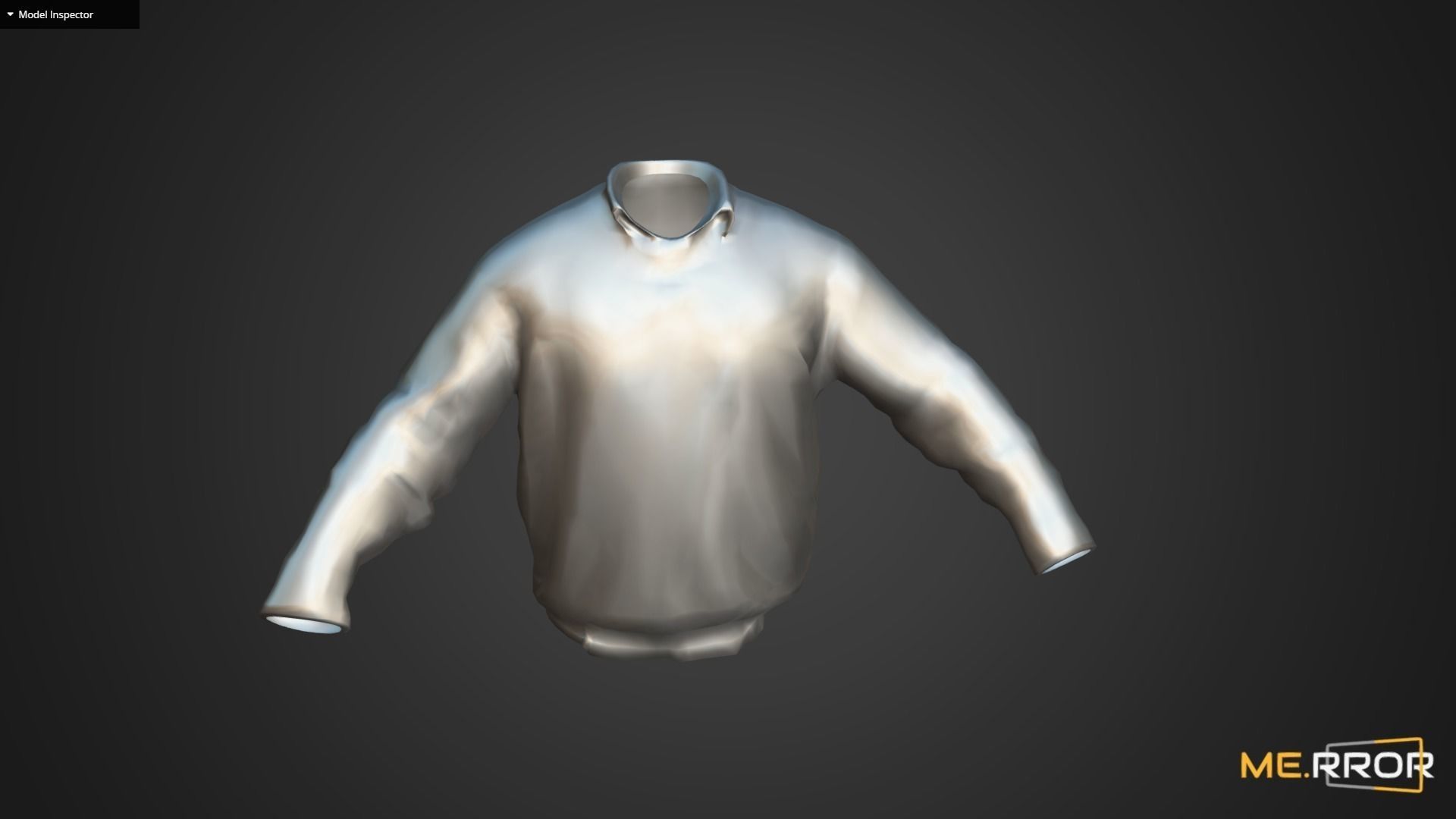 Game Ready Navy Shirt 2 Low-poly 3D model_14