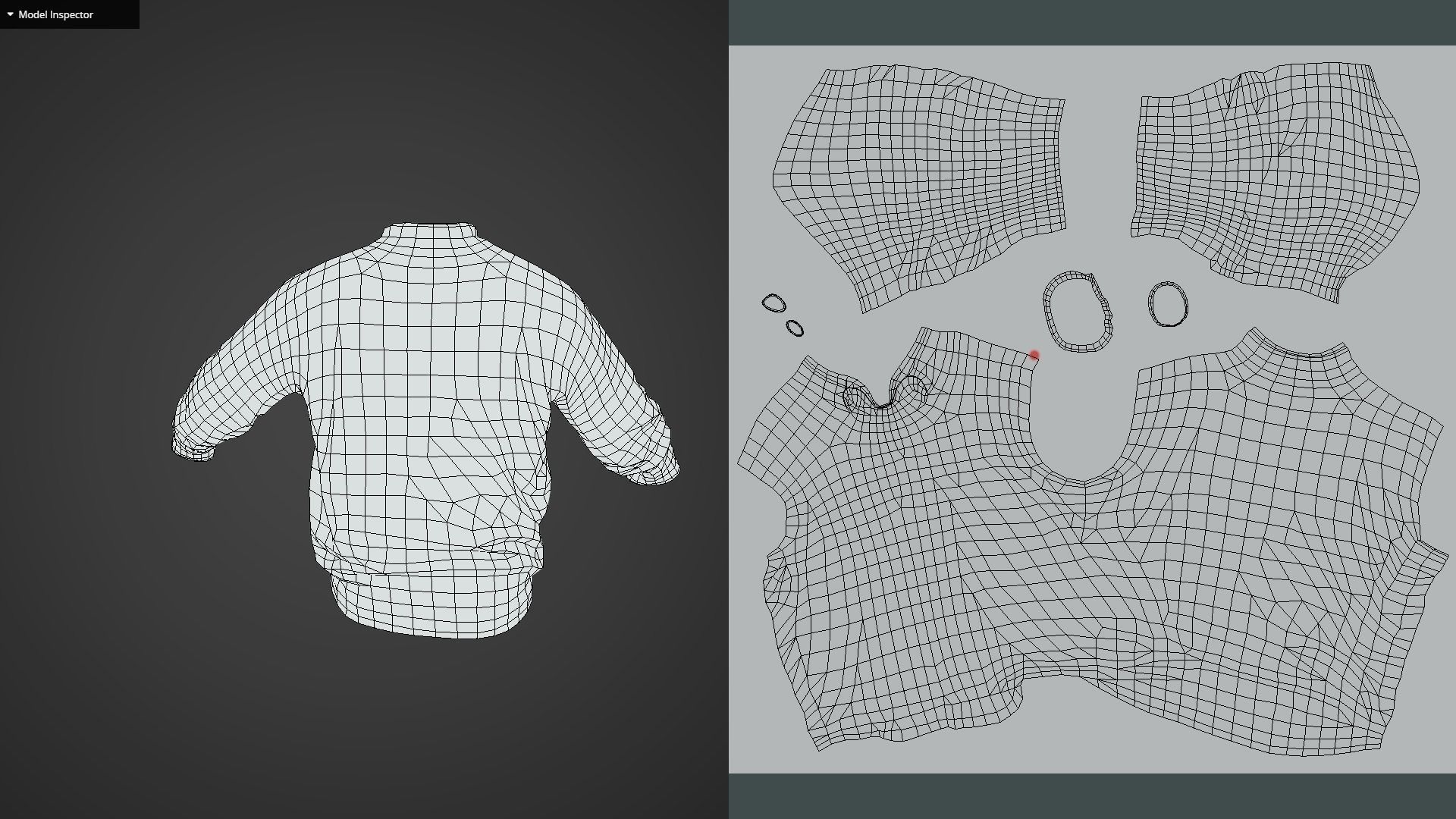 Game Ready Navy Shirt 2 Low-poly 3D model_18