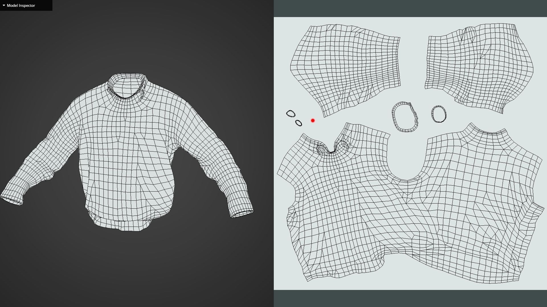 Game Ready Navy Shirt 2 Low-poly 3D model_17