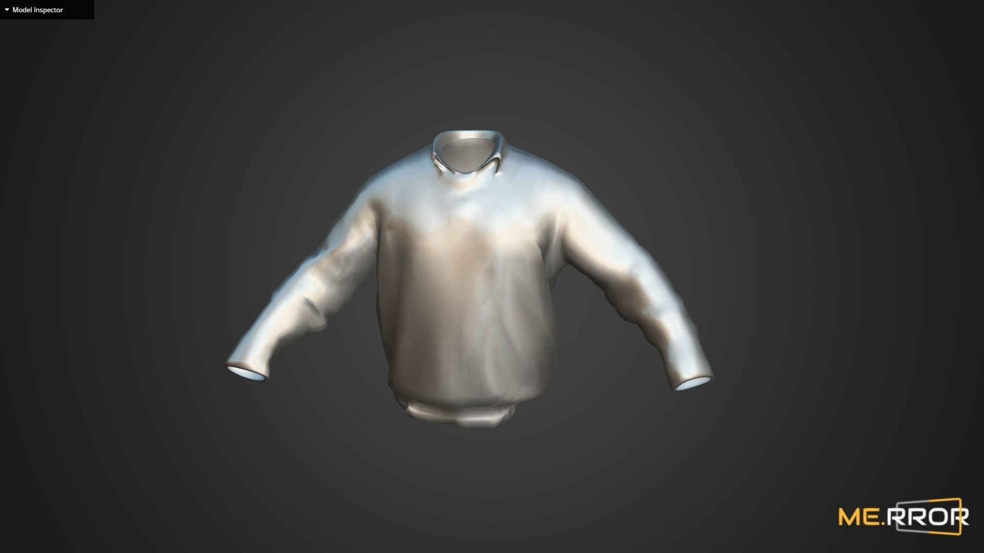 Game Ready Navy Shirt 2 Low-poly 3D model_13