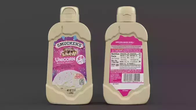 Unicorn Magic Shell 3D model