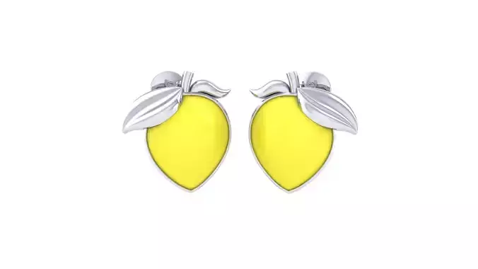 Kids mengo Earrings 3dm STL OBJ FBX Renders Details