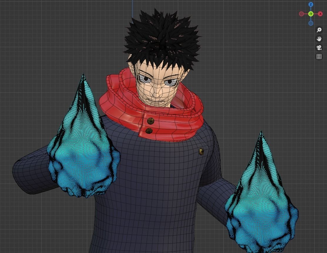 Yuji Itadori - Jujutsu Kaisen  3D model_6