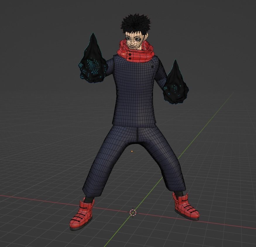 Yuji Itadori - Jujutsu Kaisen  3D model_3