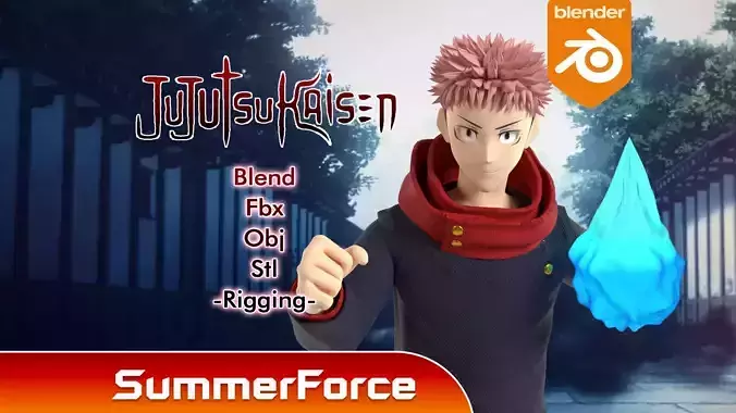 Yuji Itadori - Jujutsu Kaisen  3D model