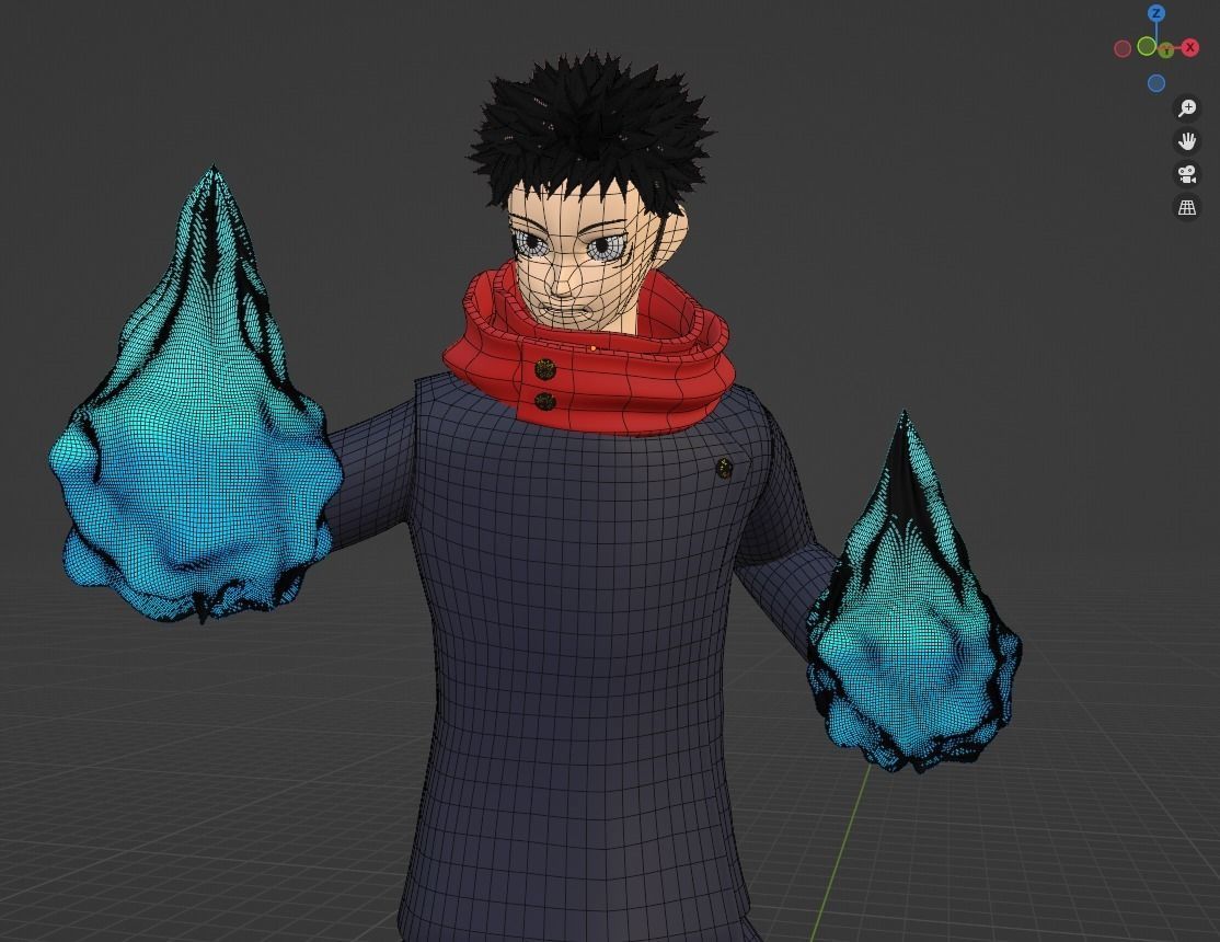 Yuji Itadori - Jujutsu Kaisen  3D model_7