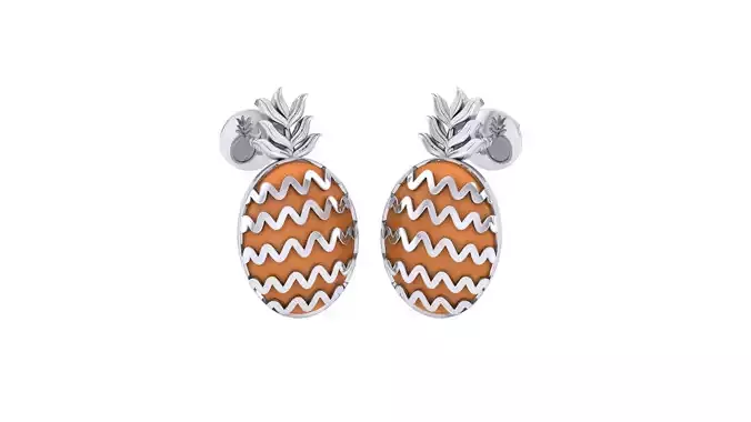 Kids Painepal Earrings 3dm STL OBJ FBX Renders Details