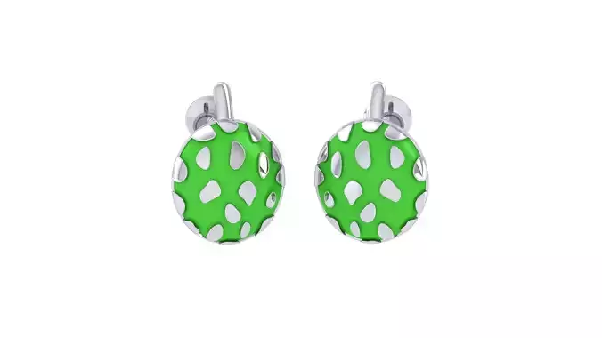 Kids Fruit Earrings 3dm STL OBJ FBX Renders Details