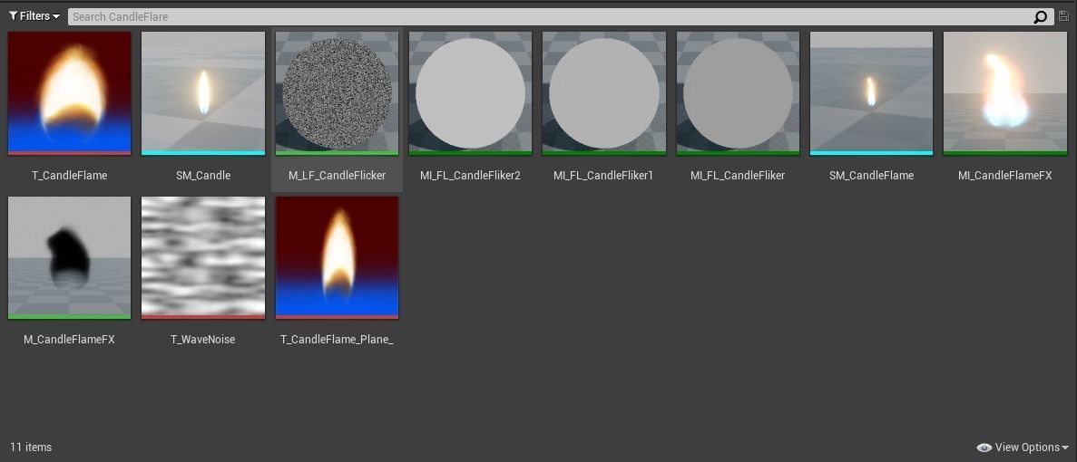 Candle Set candlesticks Low-poly 3D model_17