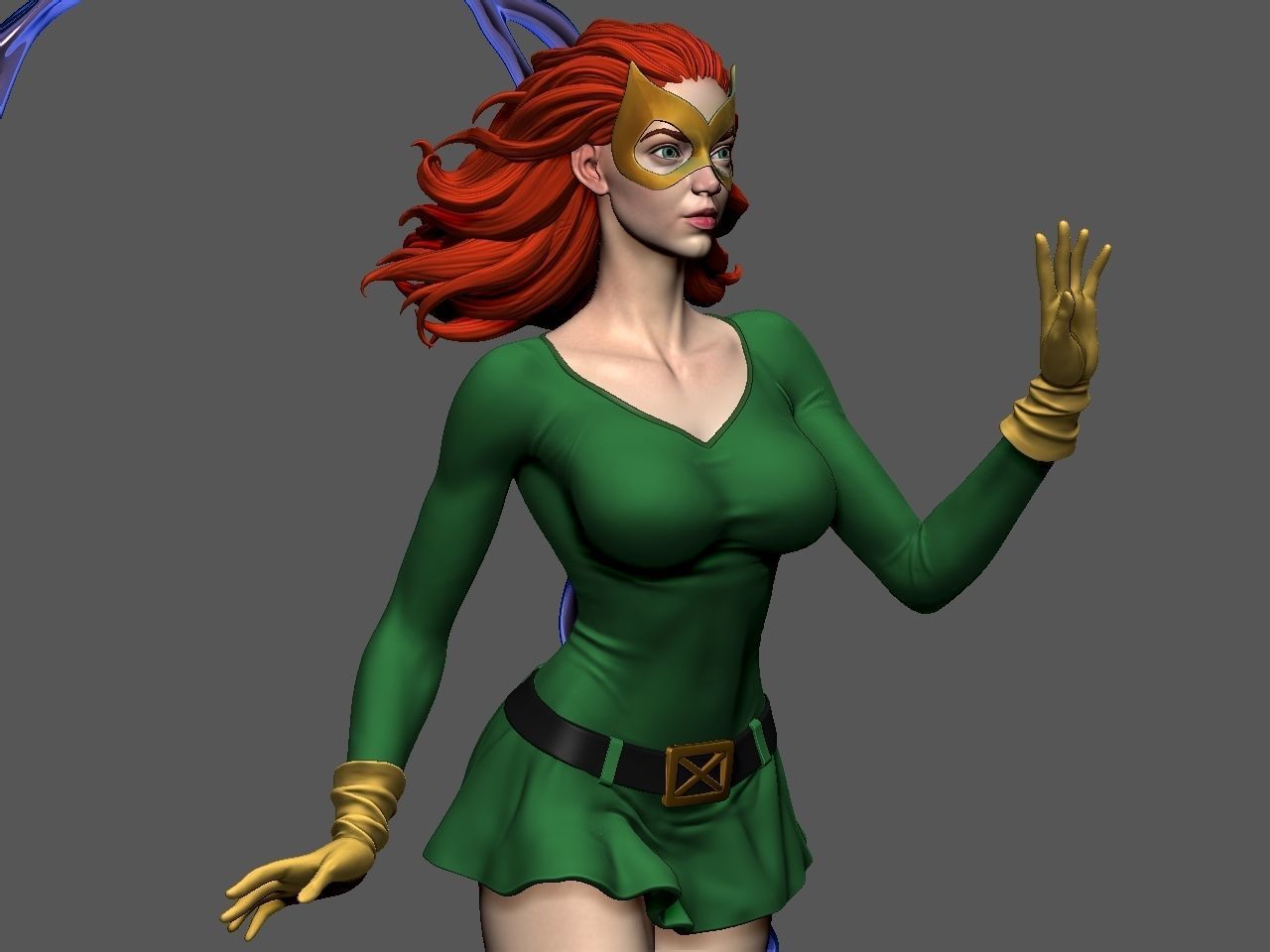 Jean Grey 3D print model_28