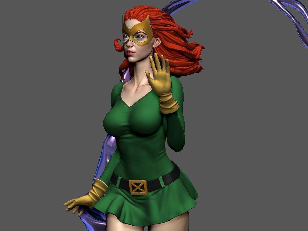 Jean Grey 3D print model_40