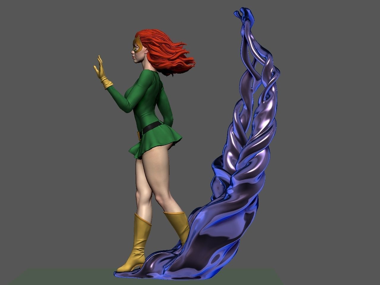Jean Grey 3D print model_22