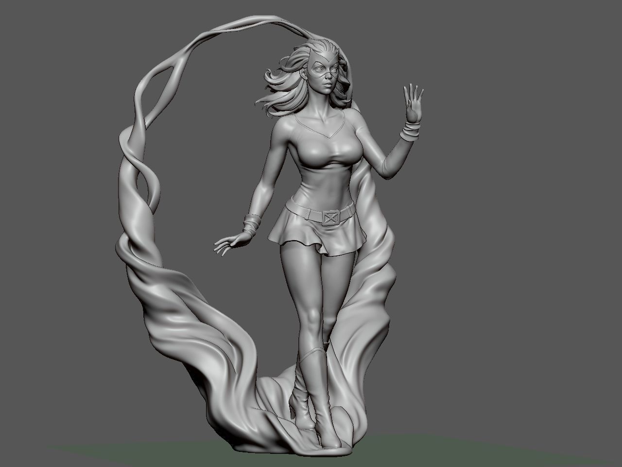 Jean Grey 3D print model_13