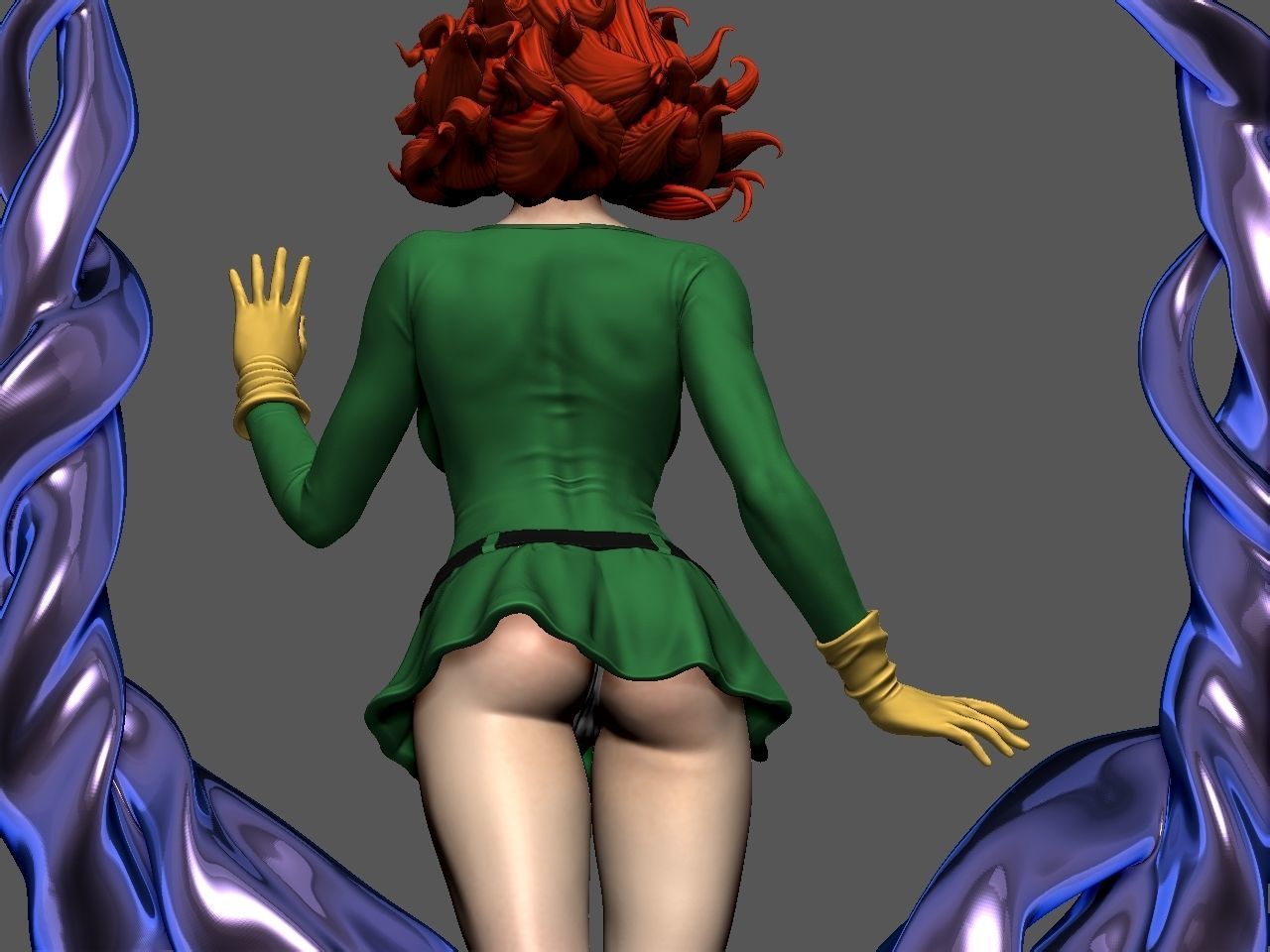 Jean Grey 3D print model_8