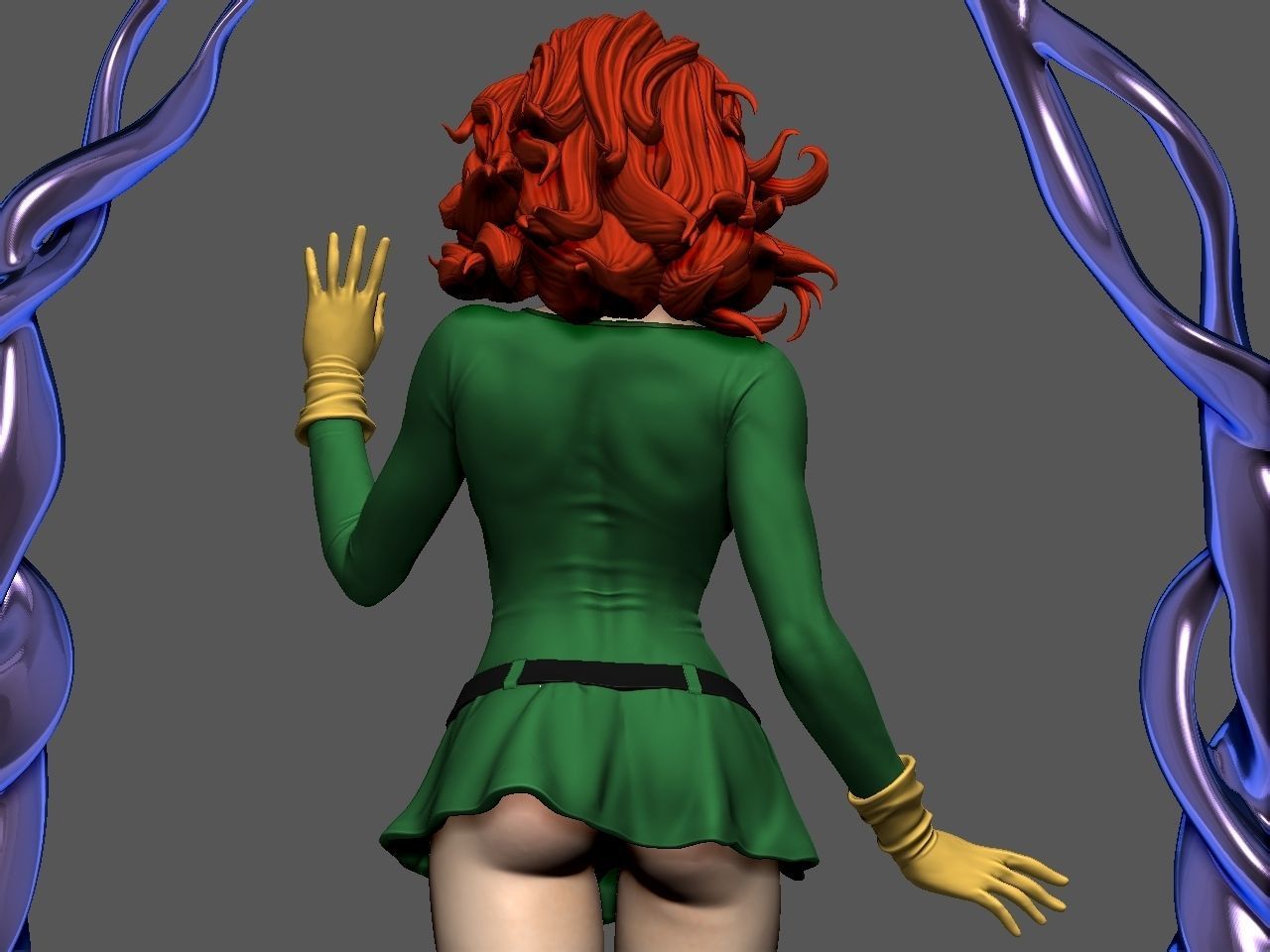 Jean Grey 3D print model_34