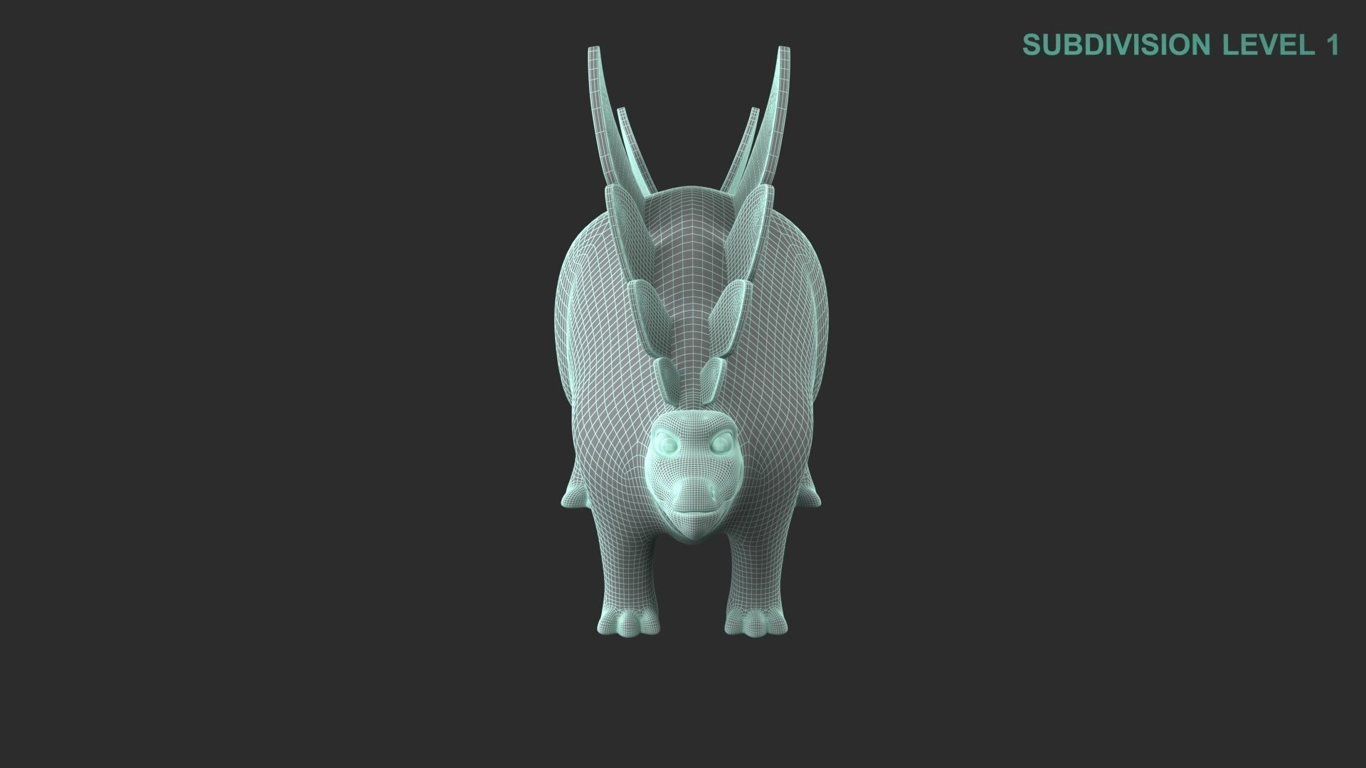 Cartoon Dinosaur Stegosaurus 3D model_21