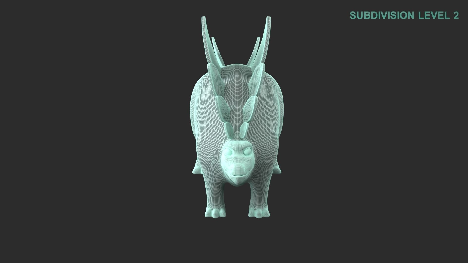 Cartoon Dinosaur Stegosaurus 3D model_18