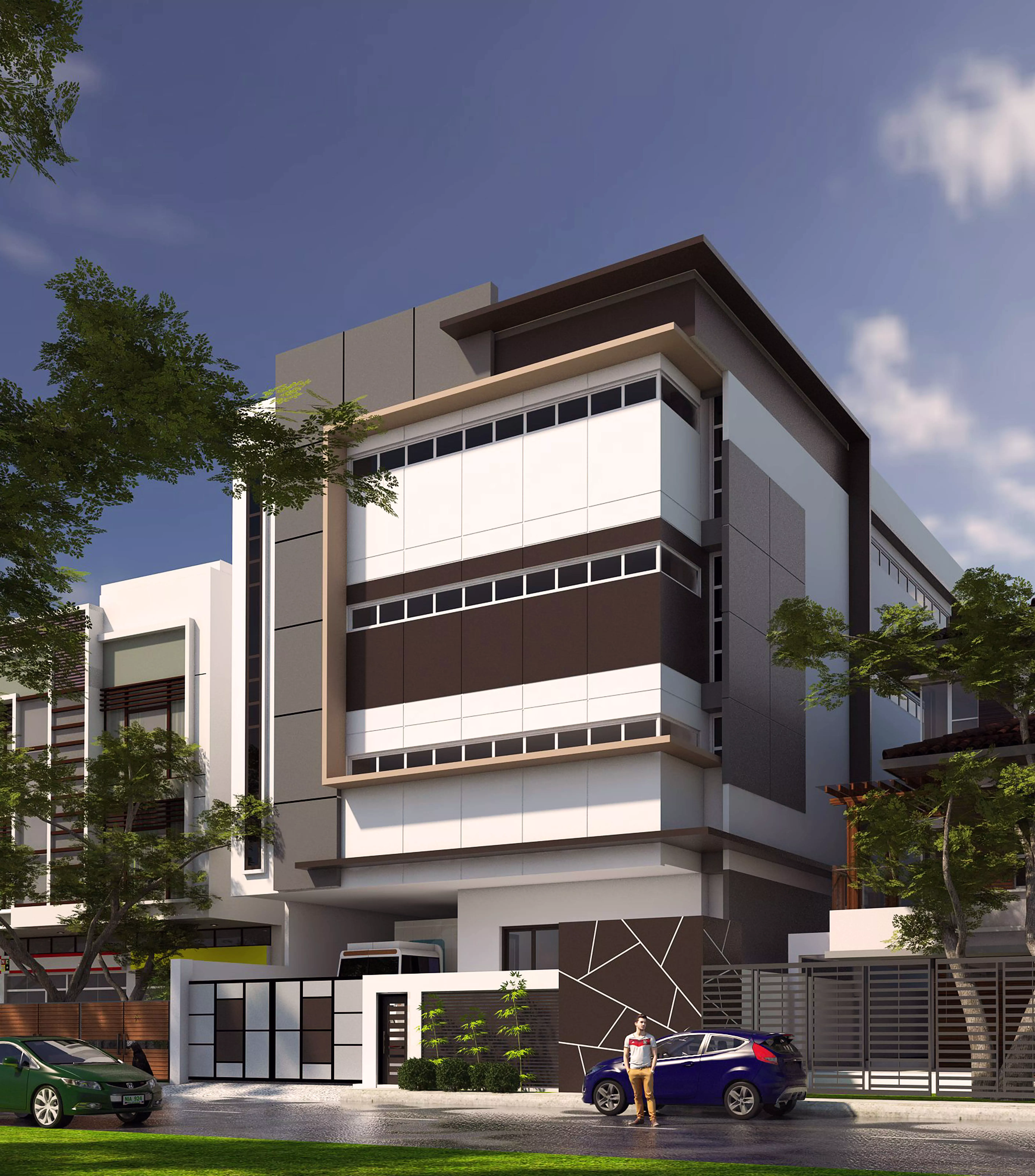 BRIXTON COMMERCIAL Low-poly 3D model_0