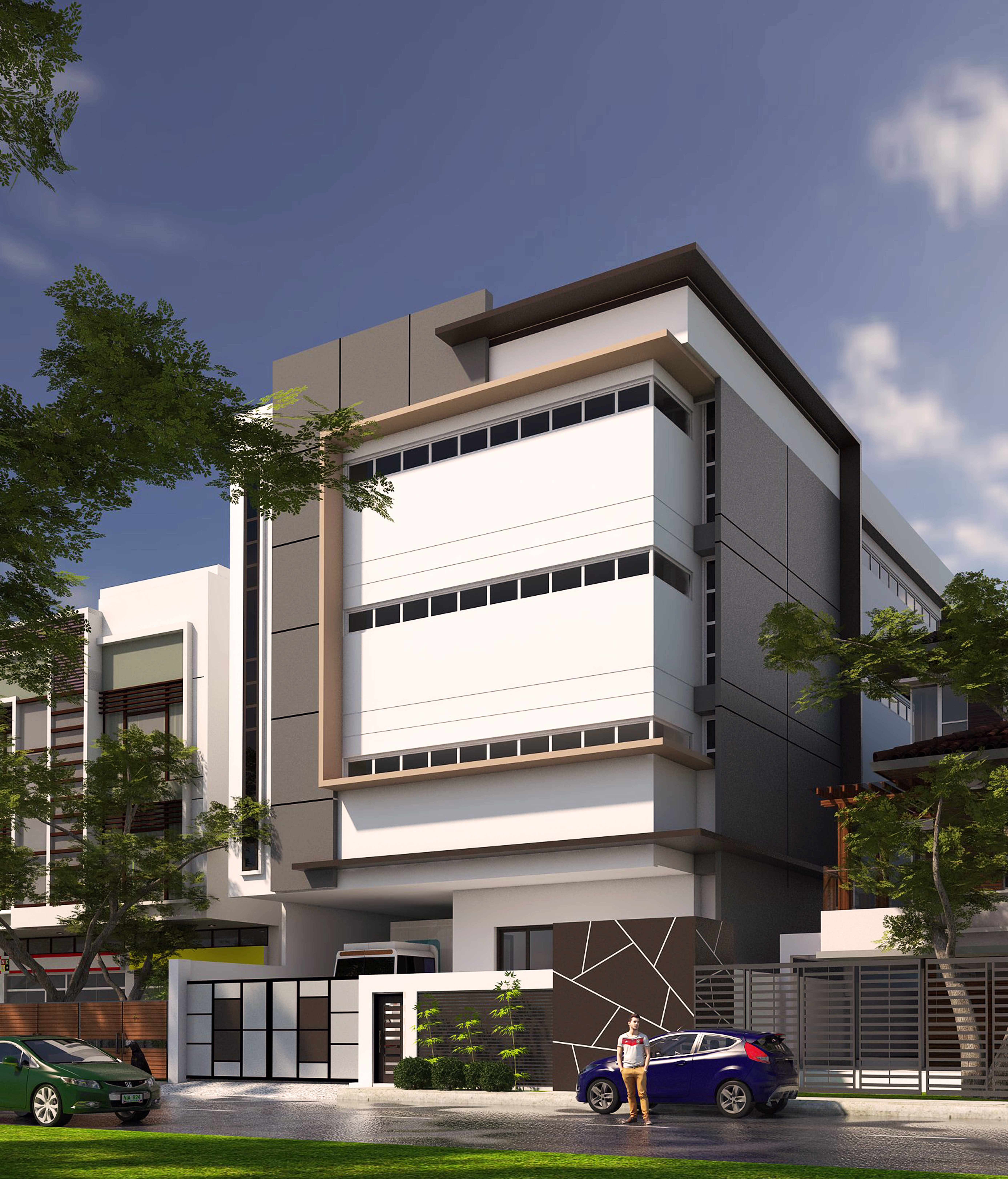 BRIXTON COMMERCIAL Low-poly 3D model_6