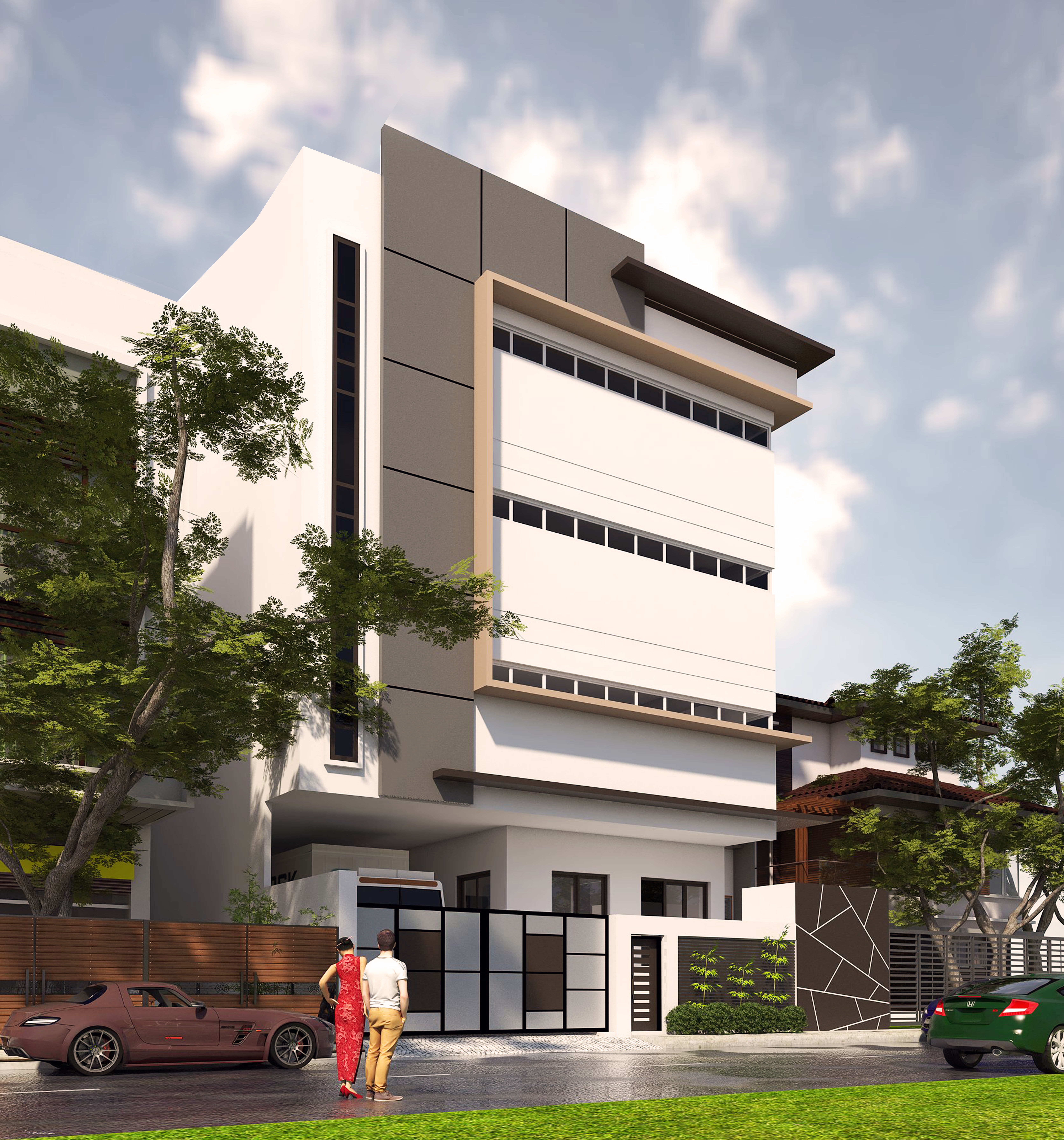 BRIXTON COMMERCIAL Low-poly 3D model_5