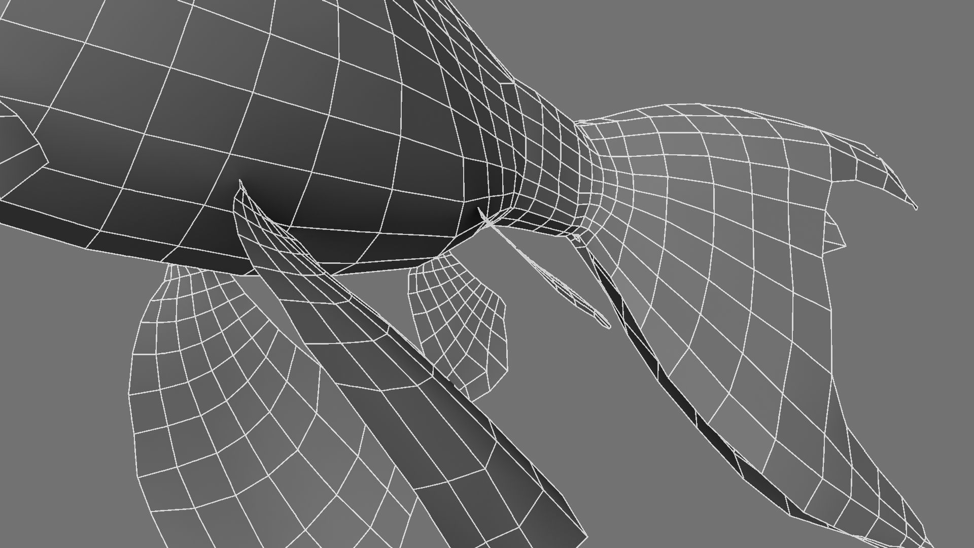 Gold fish 3D model_37