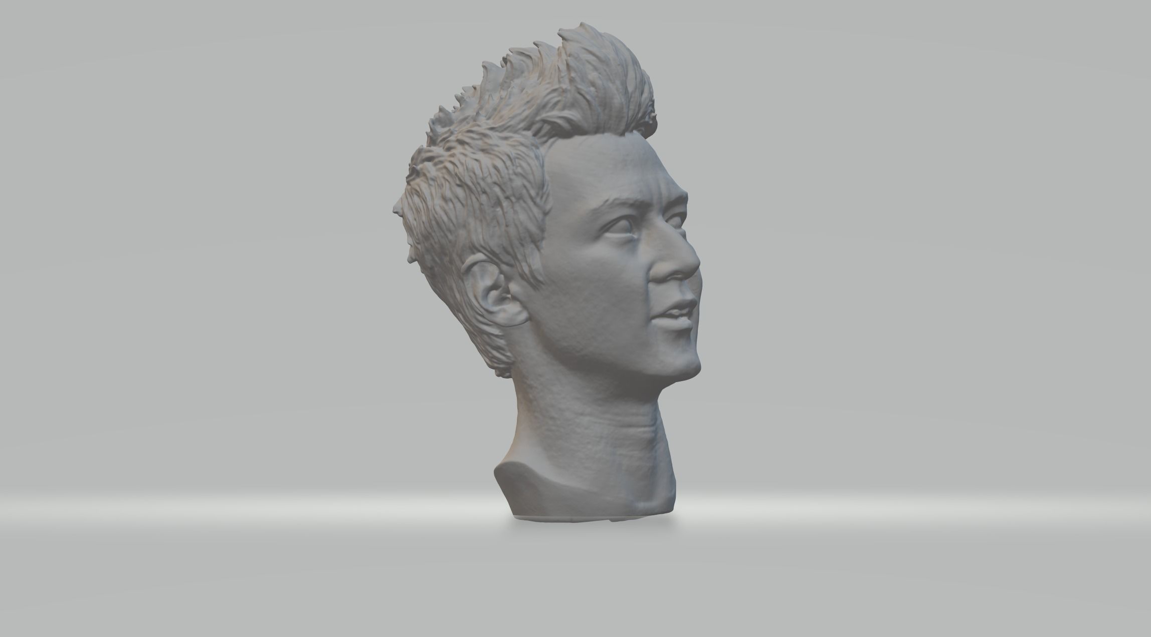 Daniel Wu Head 3D print model_3