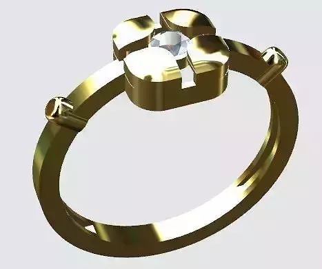 Fashion Ring 3D Model