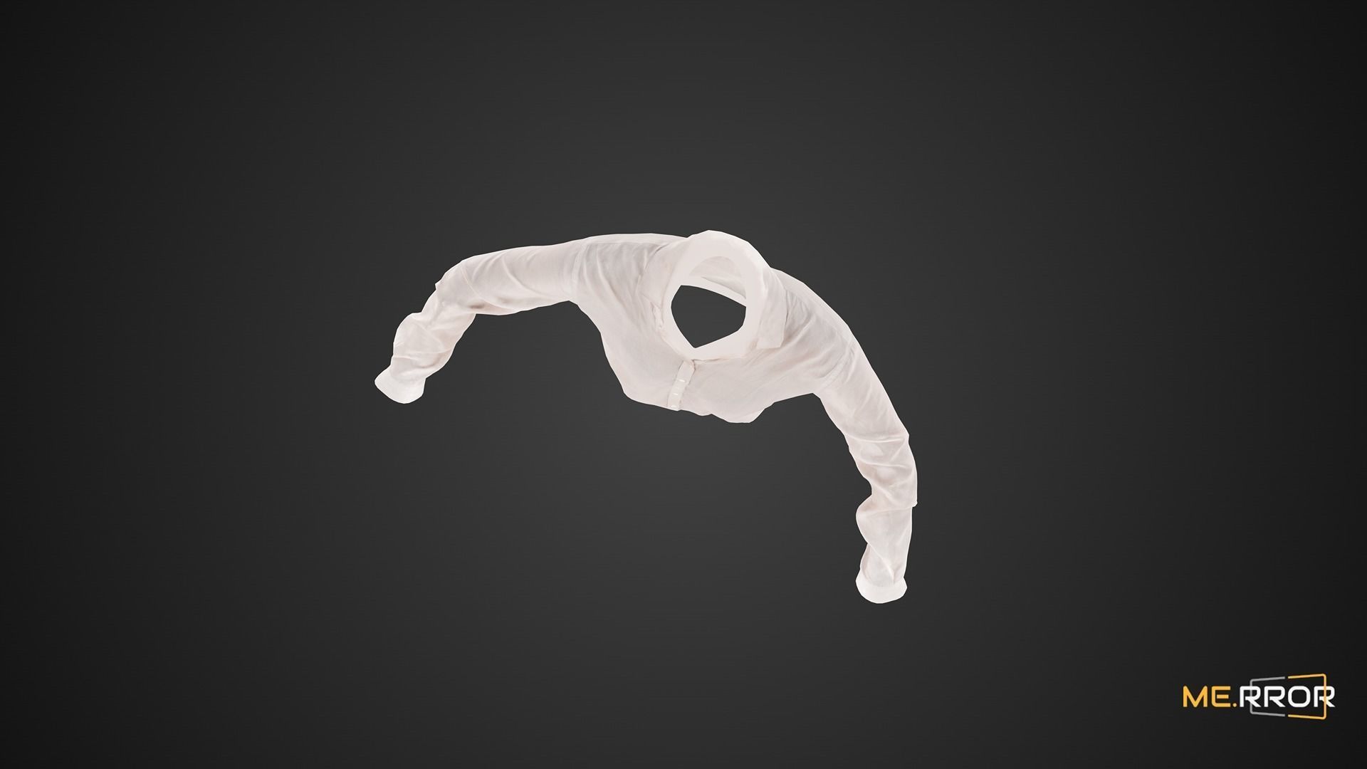 Game Ready Ivory Shirts Low-poly 3D model_7