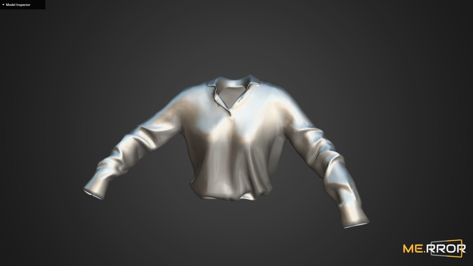 Game Ready Ivory Shirts Low-poly 3D model_10
