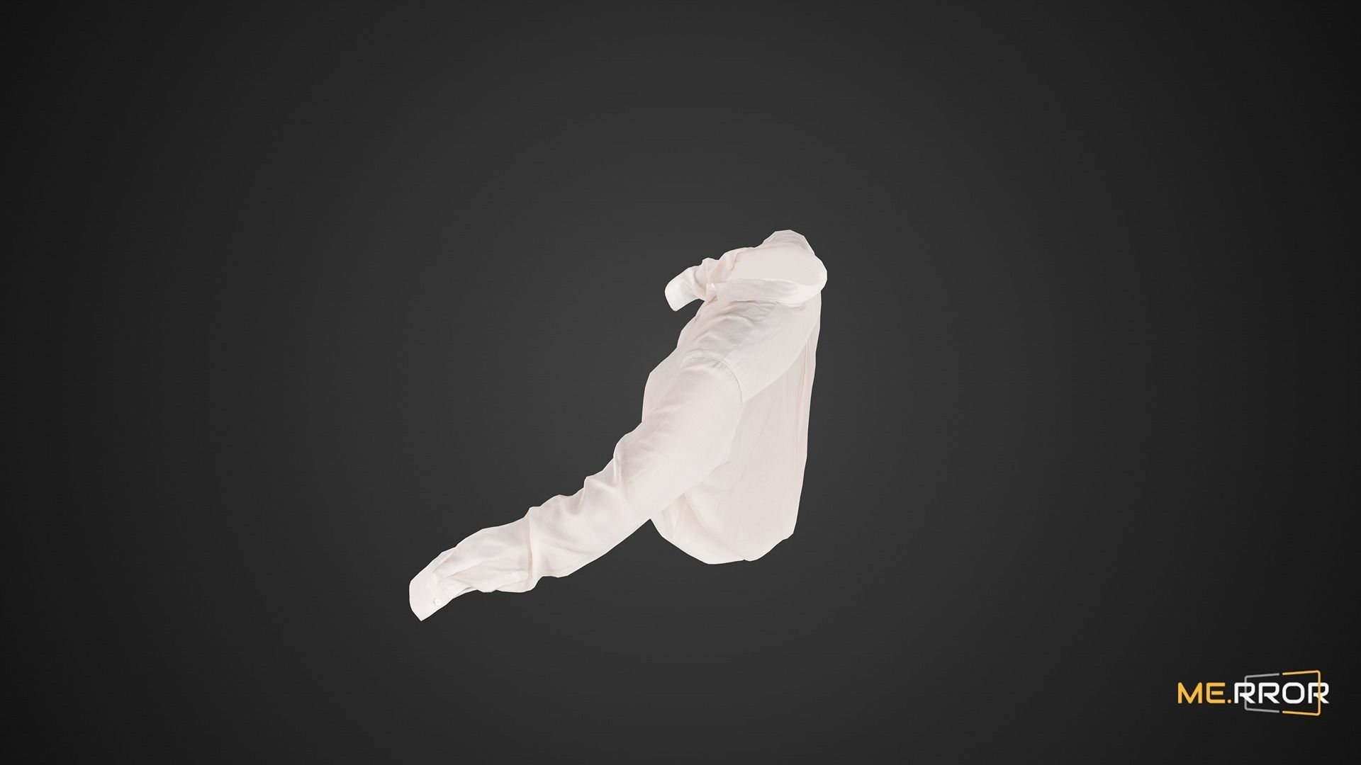 Game Ready Ivory Shirts Low-poly 3D model_3