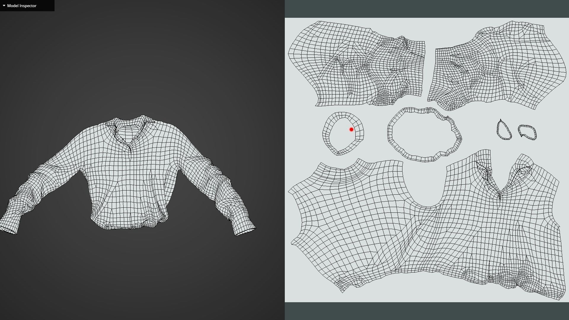 Game Ready Ivory Shirts Low-poly 3D model_14