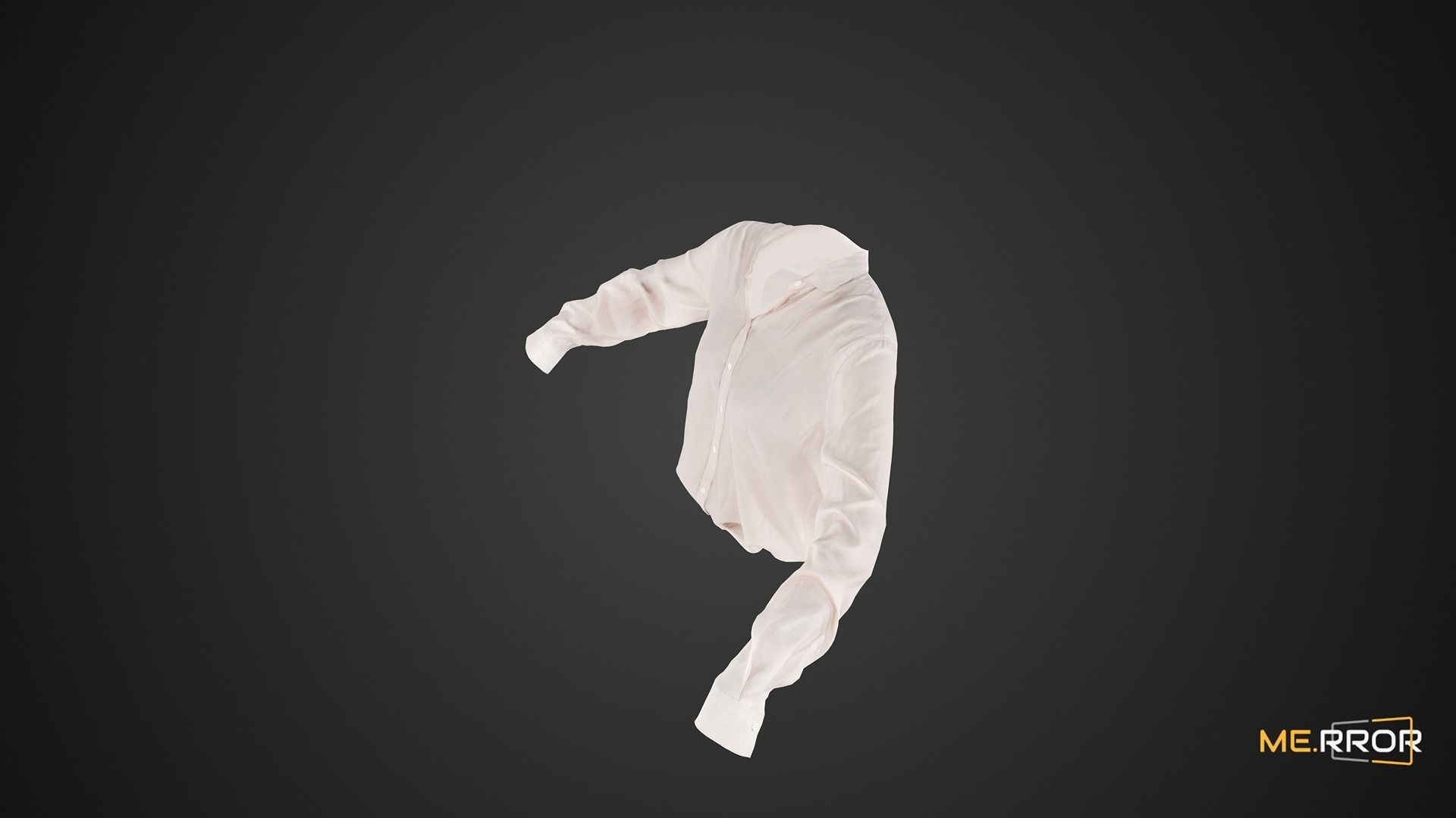 Game Ready Ivory Shirts Low-poly 3D model_2