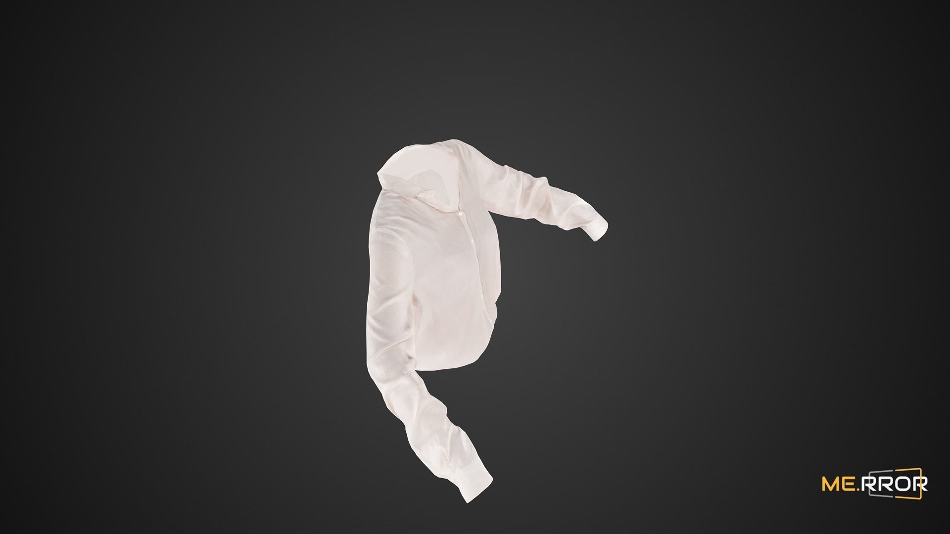 Game Ready Ivory Shirts Low-poly 3D model_8