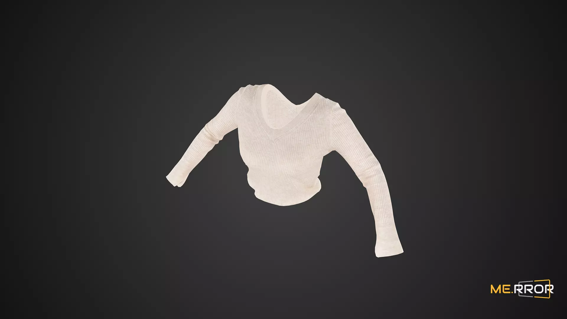 Game Ready Ivory Sweater Low-poly 3D model_0
