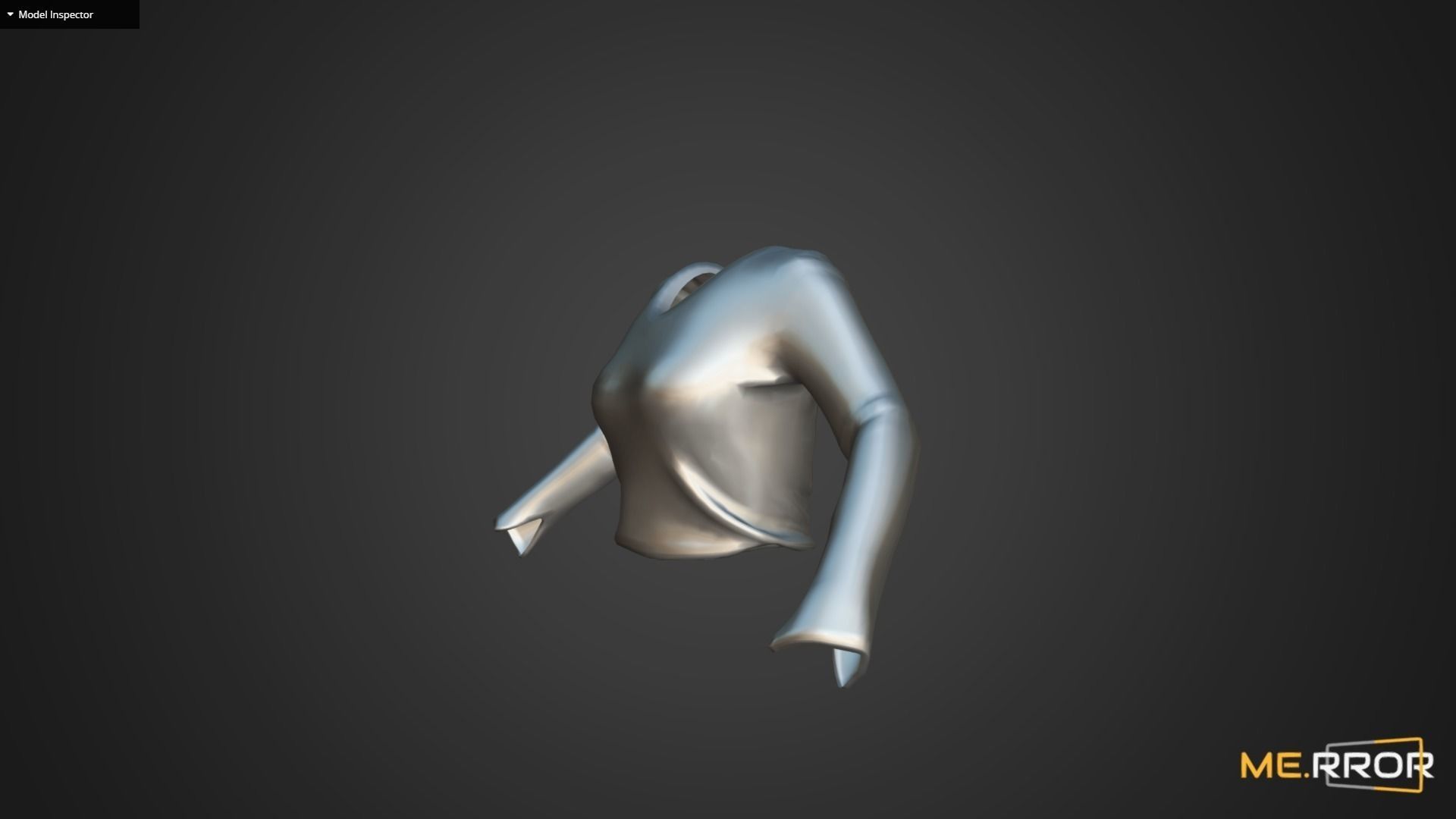 Game Ready Ivory Sweater Low-poly 3D model_11