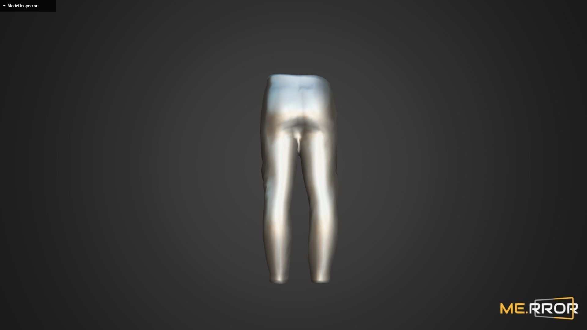 Game Ready Gray Sweat Pants Low-poly 3D model_13