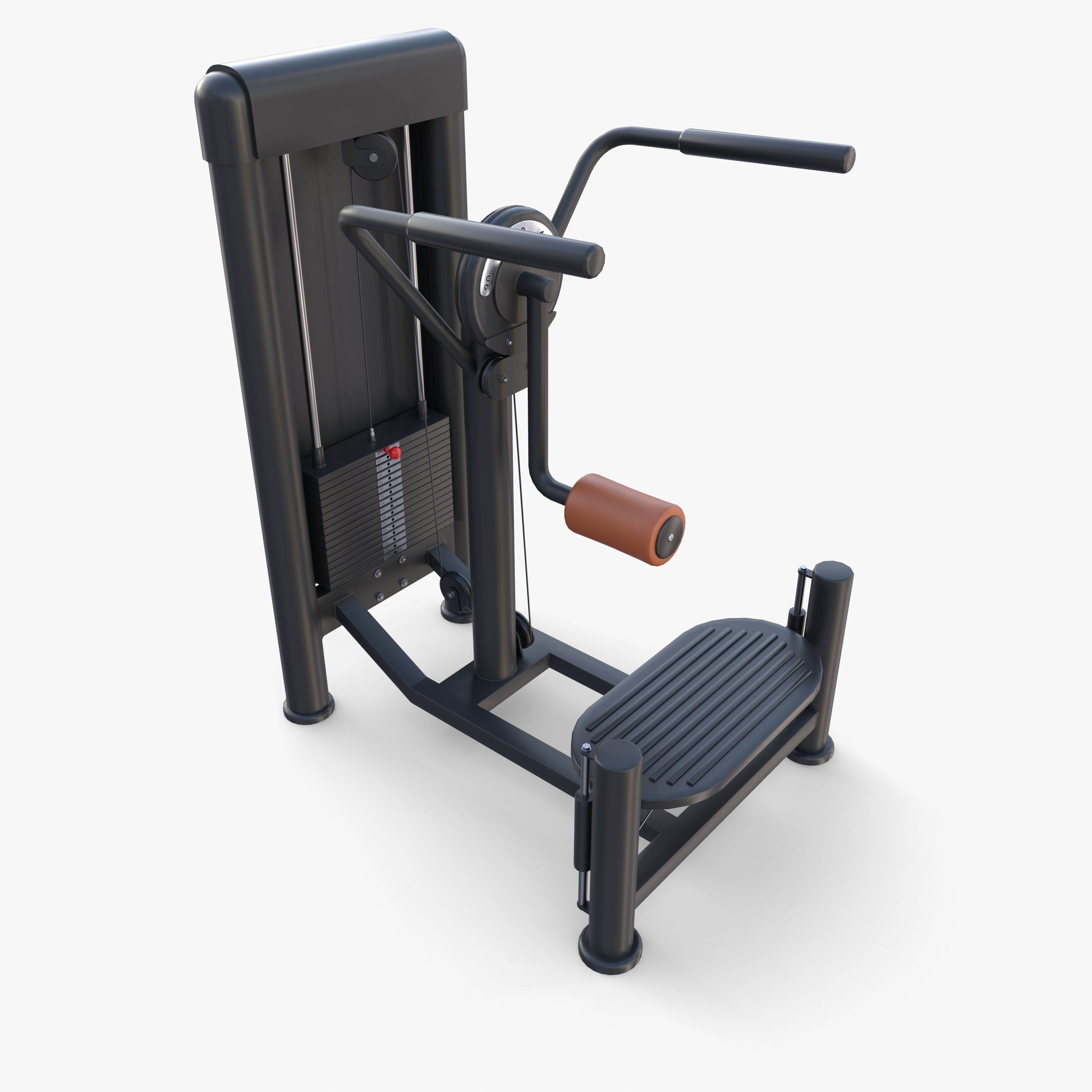Multi hip machine 3D model_8