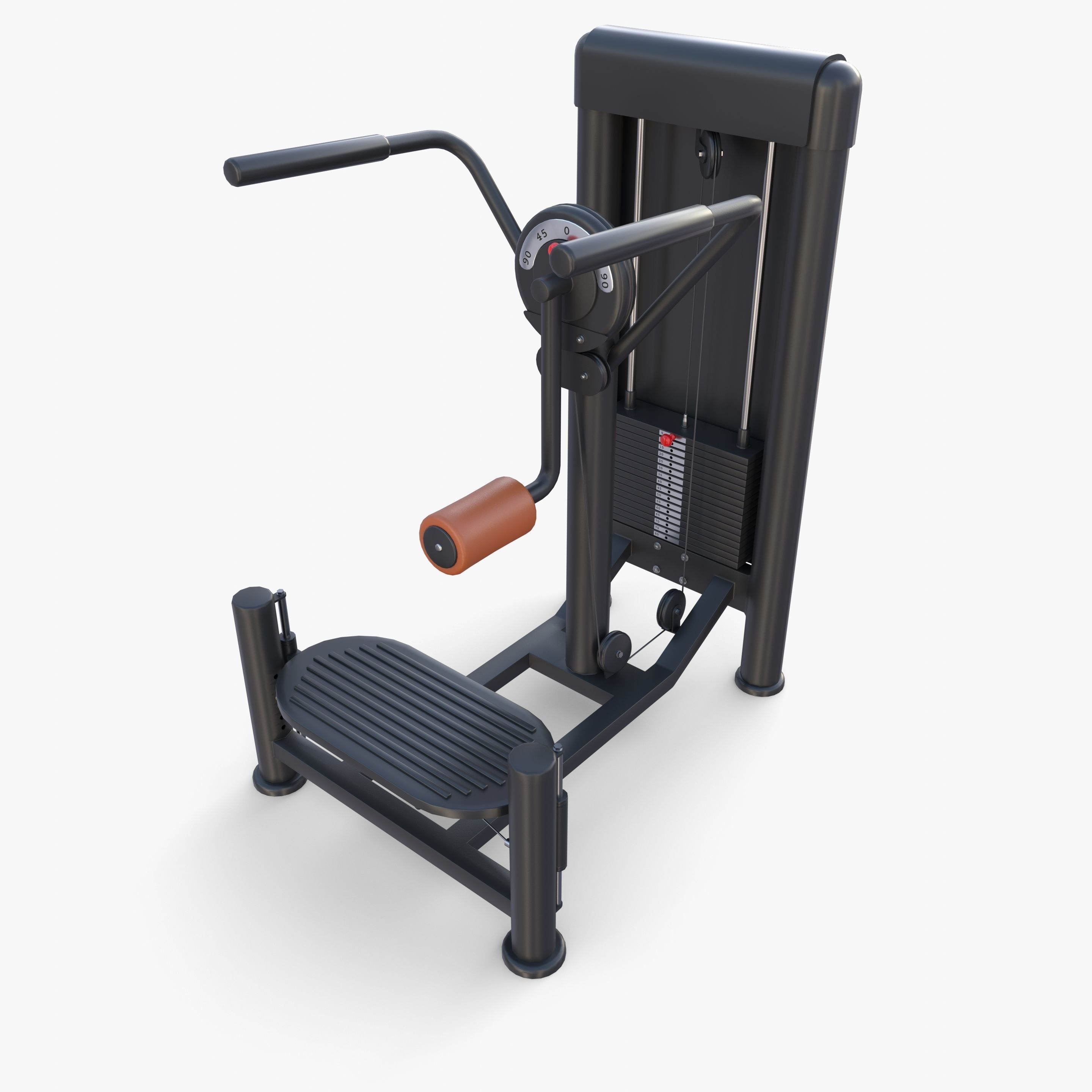 Multi hip machine 3D model_10