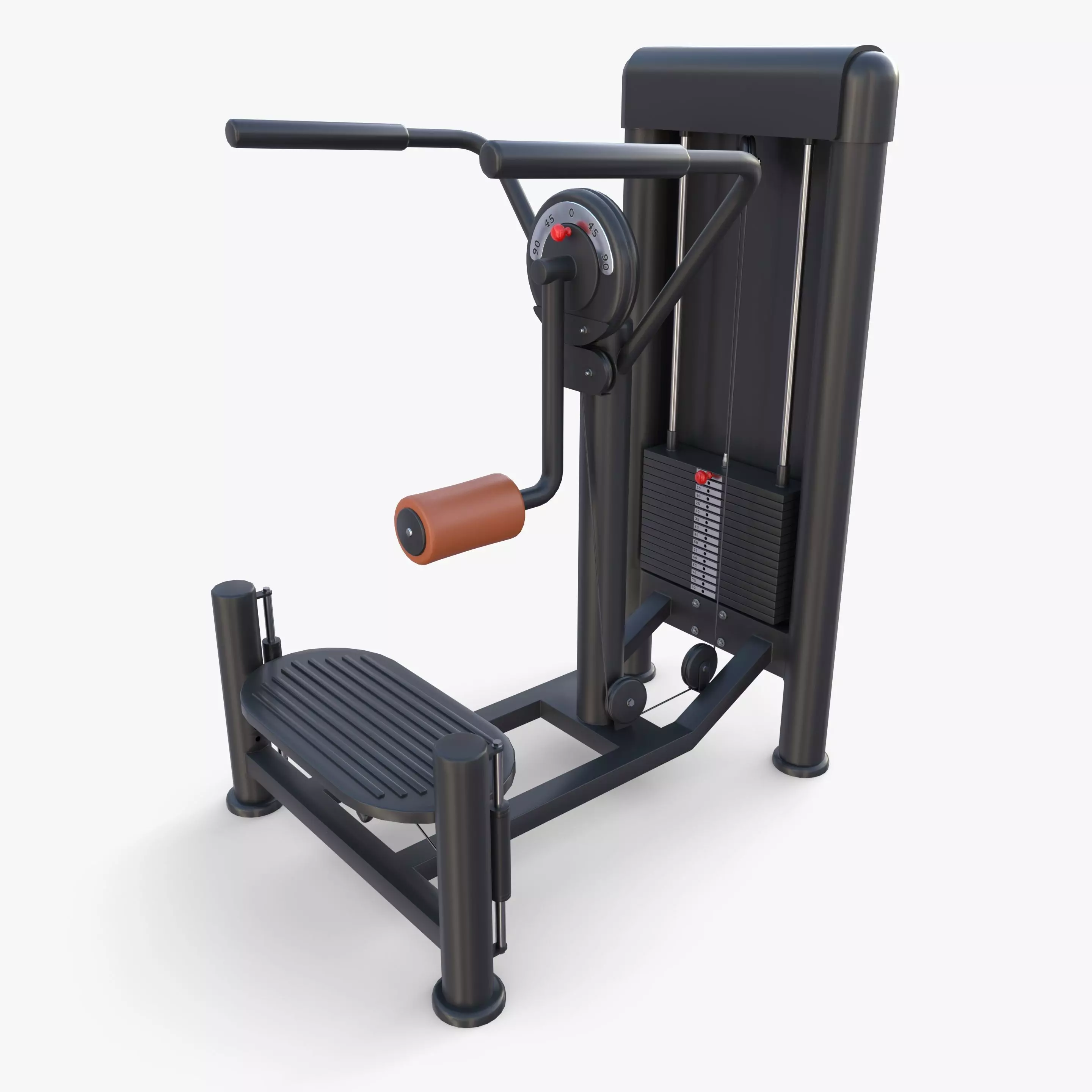 Multi hip machine 3D model_0