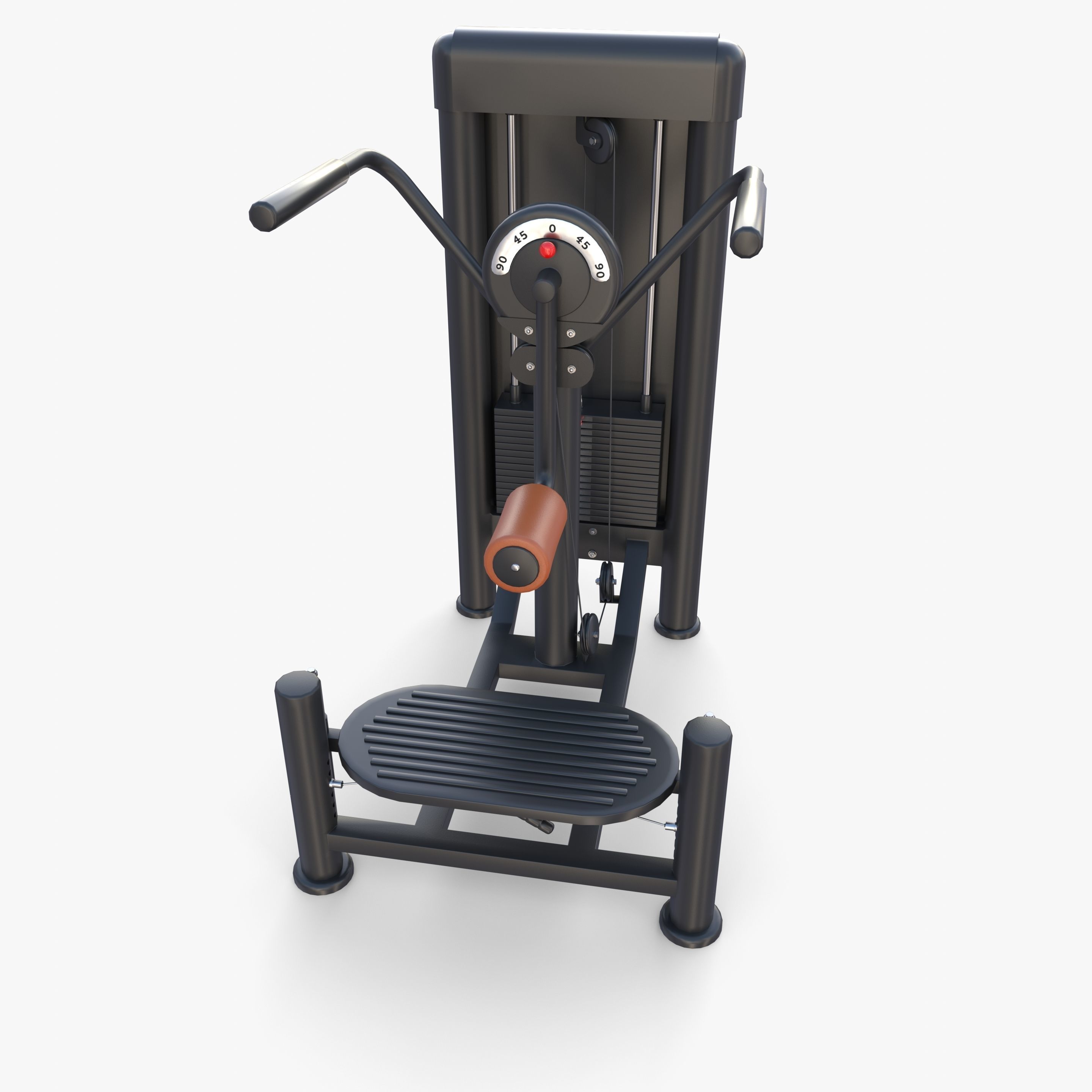 Multi hip machine 3D model_9