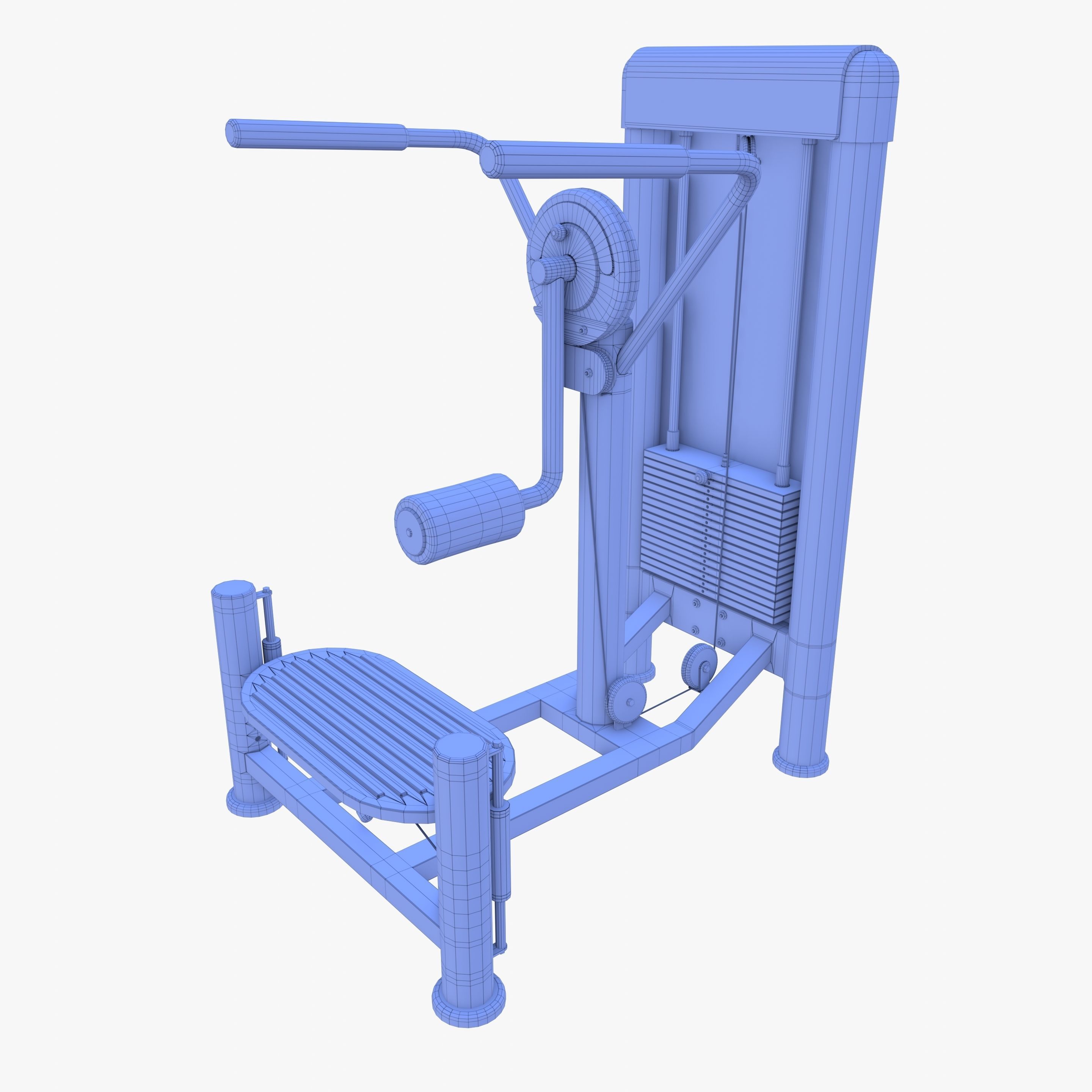 Multi hip machine 3D model_11