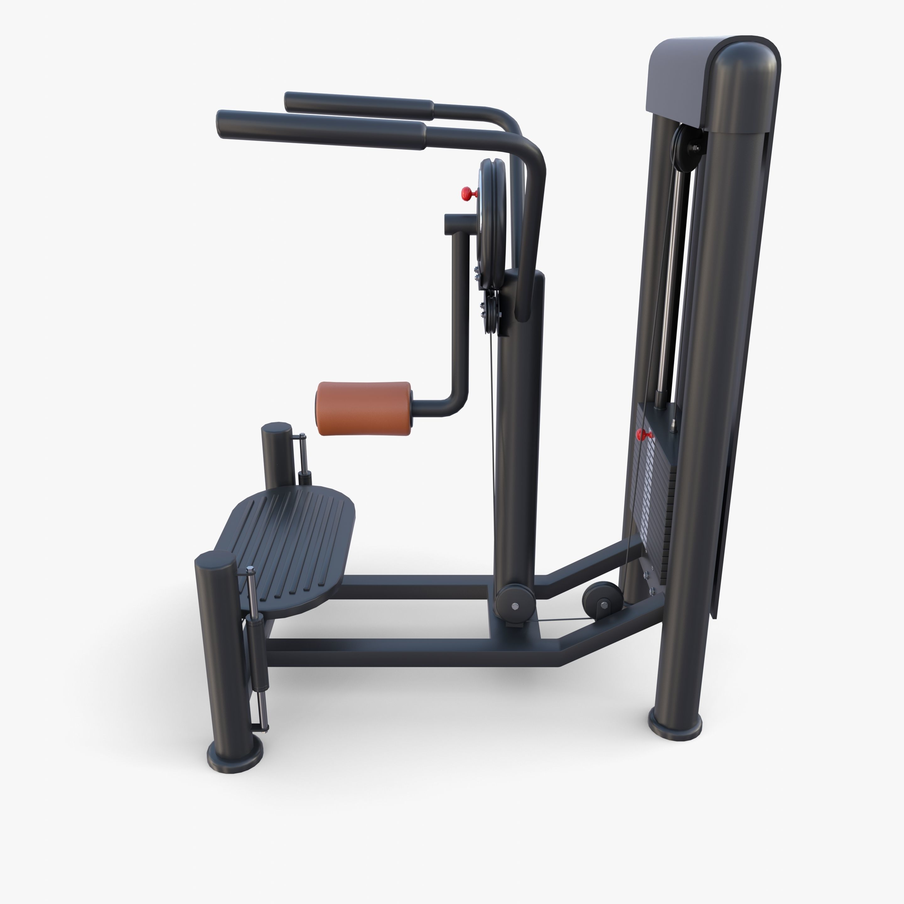 Multi hip machine 3D model_1